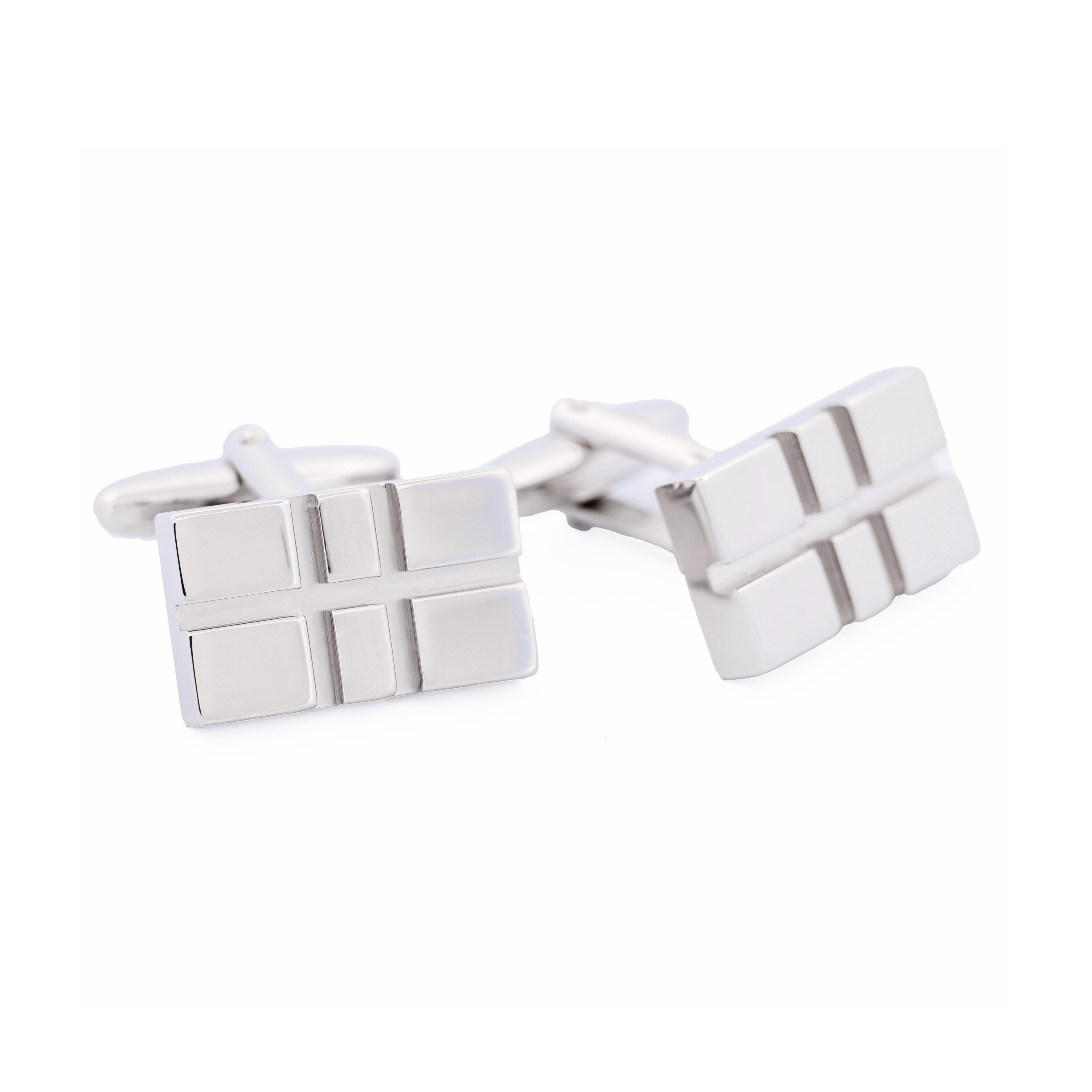 Rhodium Plated Cufflinks