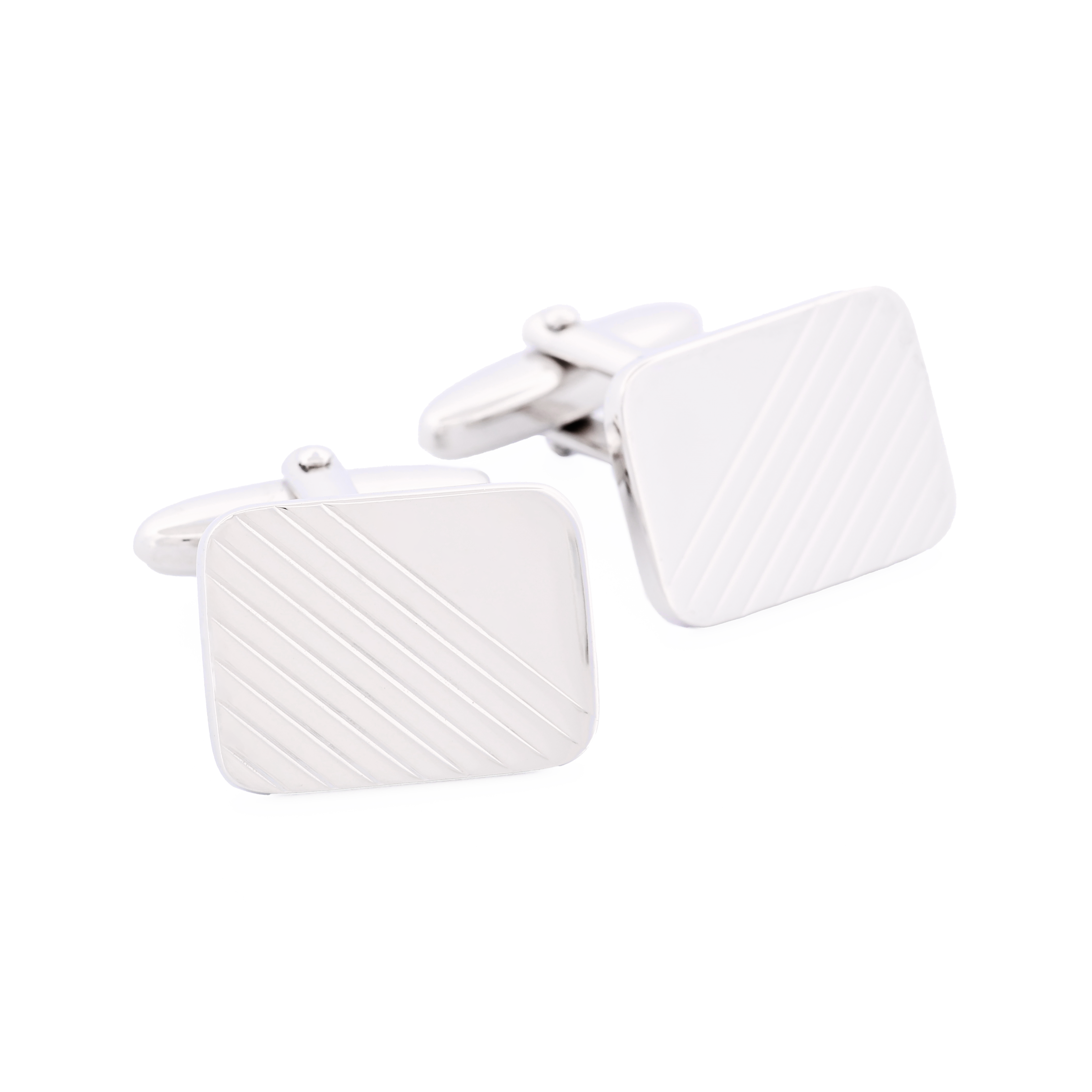 Rhodium Plated Cufflinks