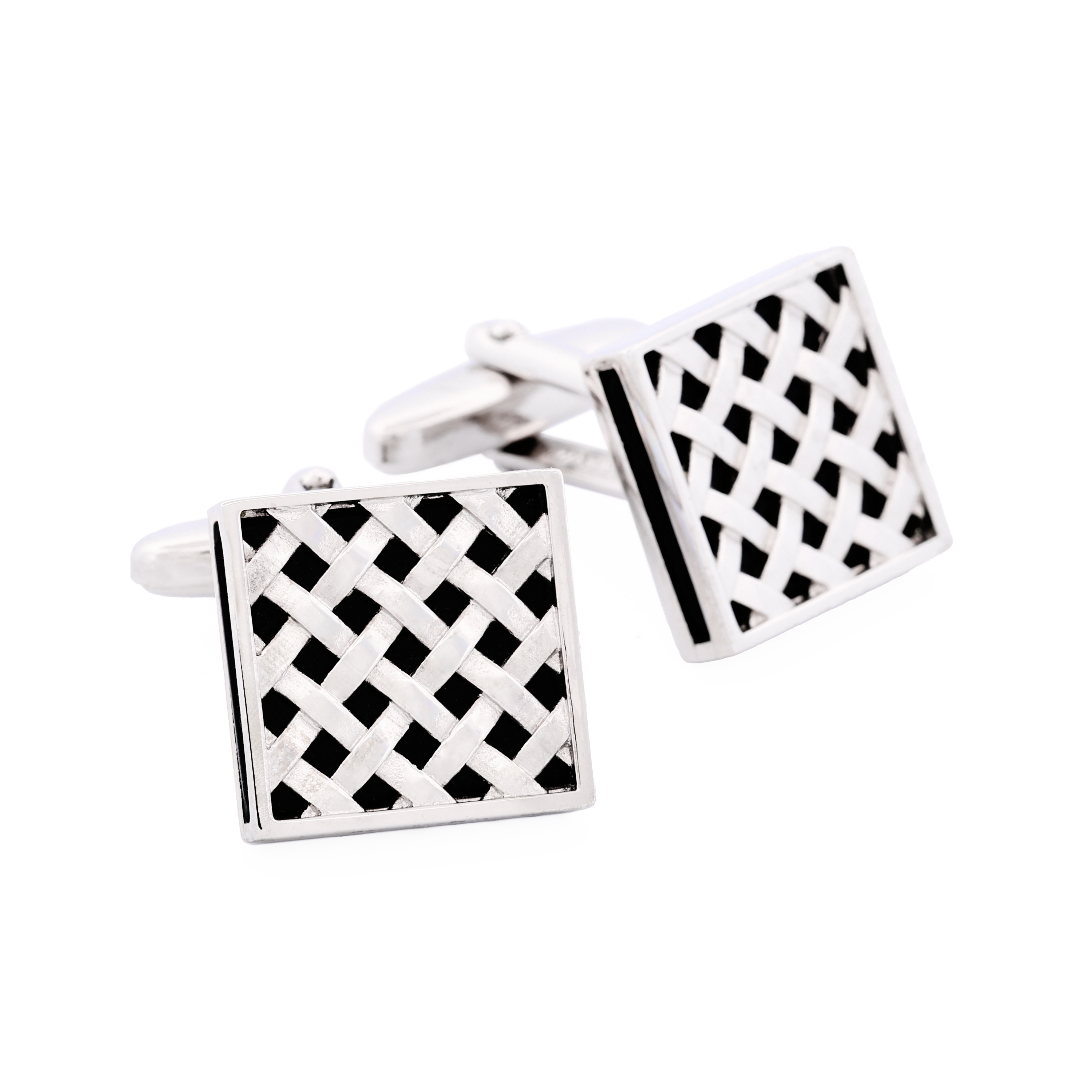 Rhodium Plated Cufflinks