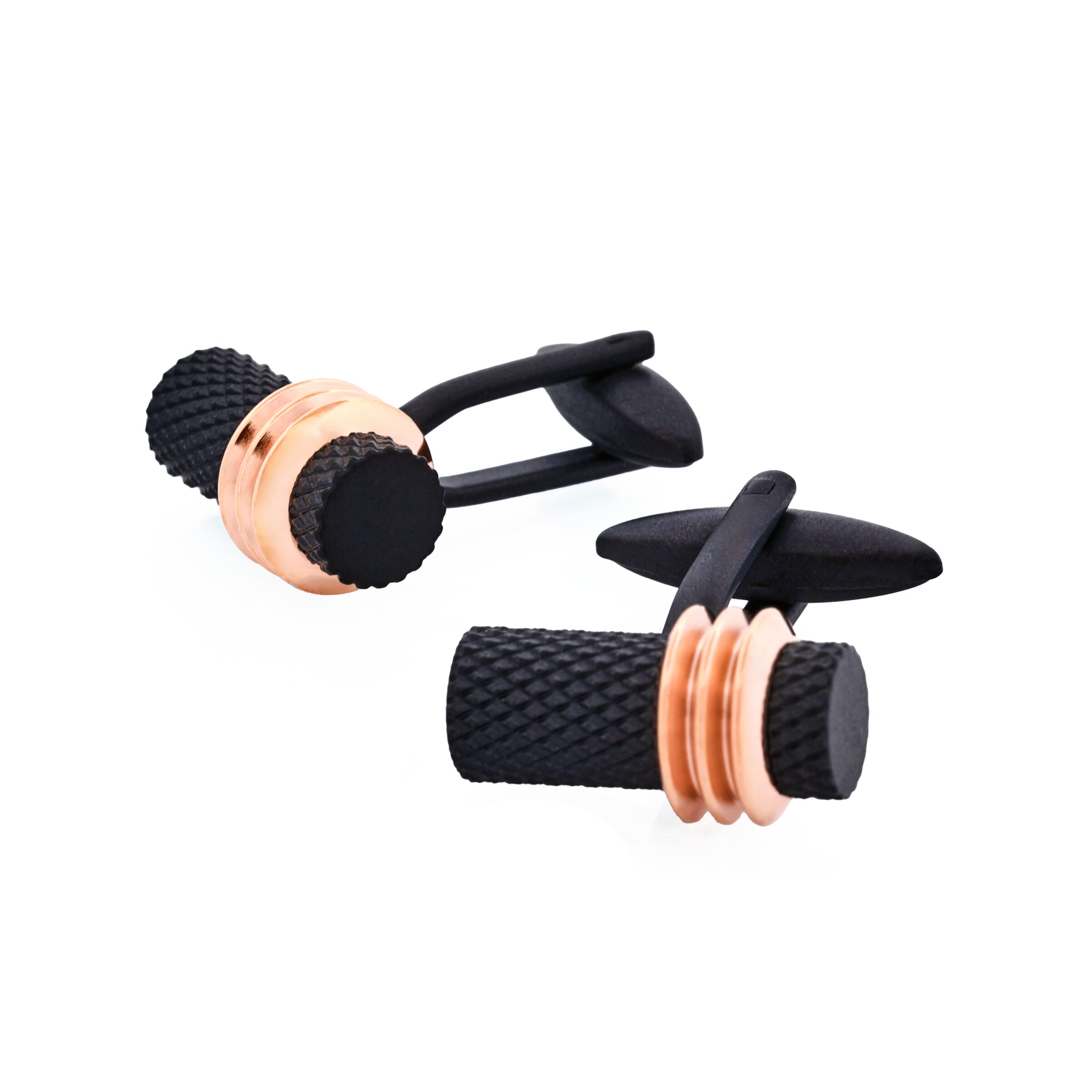 Stainless Steel Black Cufflinks
