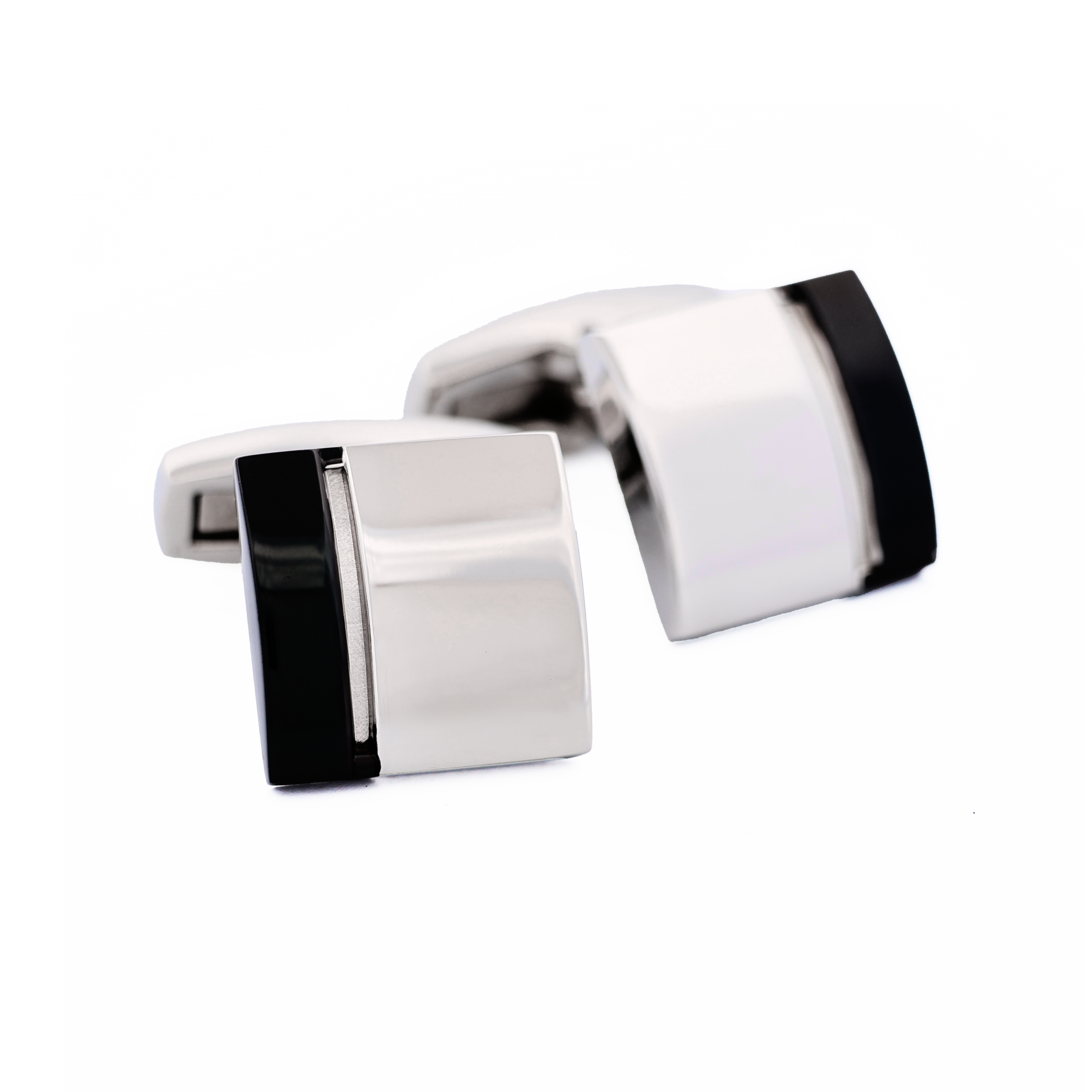 Stainless Steel Black Plated Cufflinks