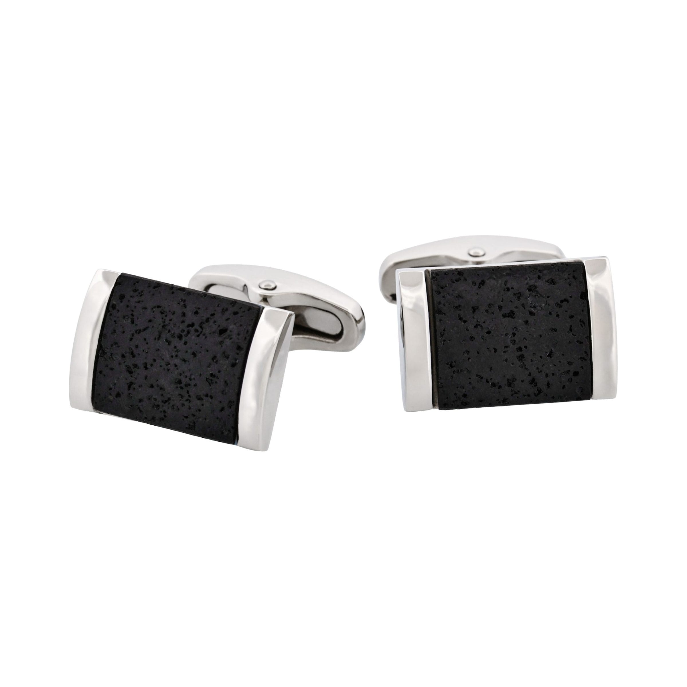 Stainless Steel & Granite Cufflinks