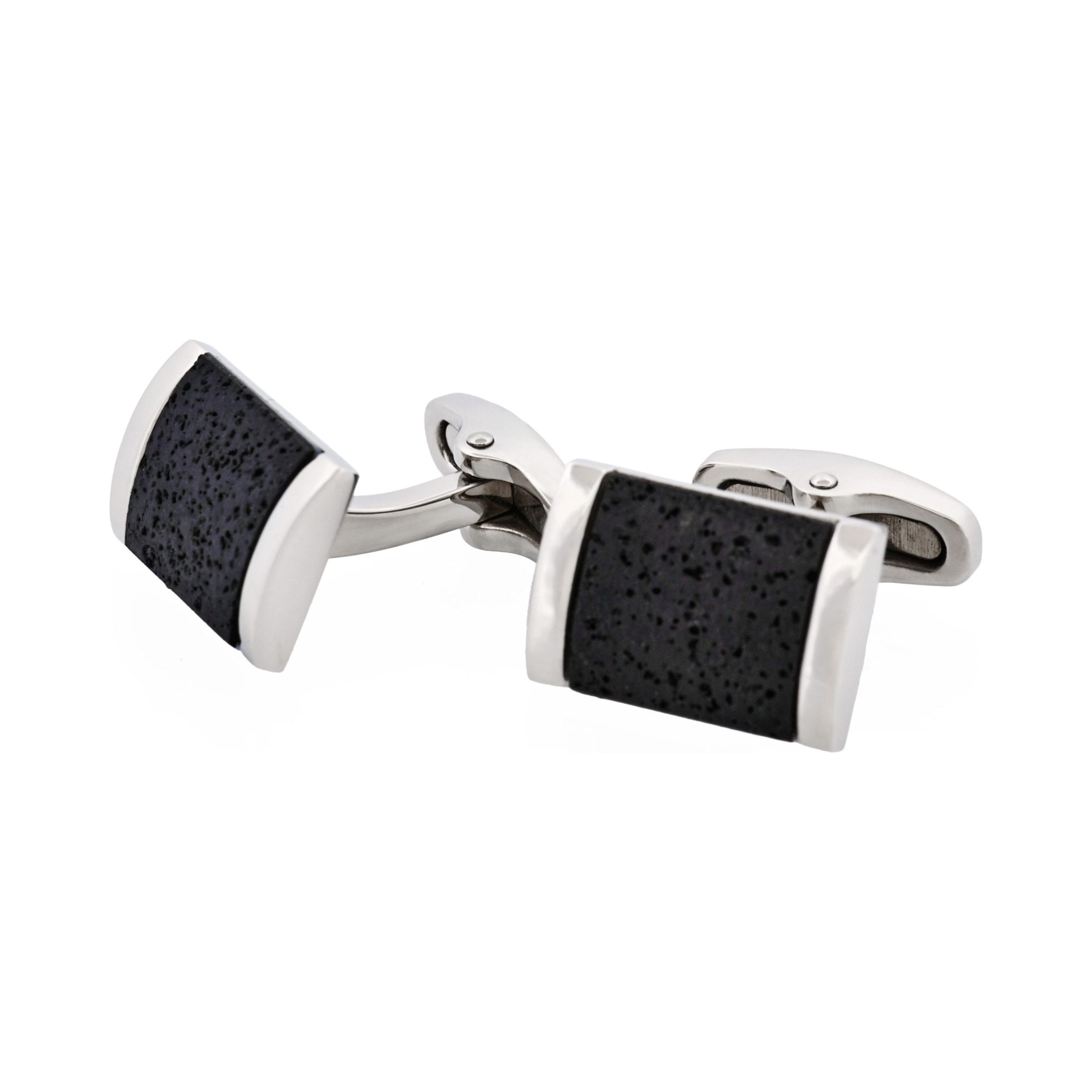 Stainless Steel & Granite Cufflinks