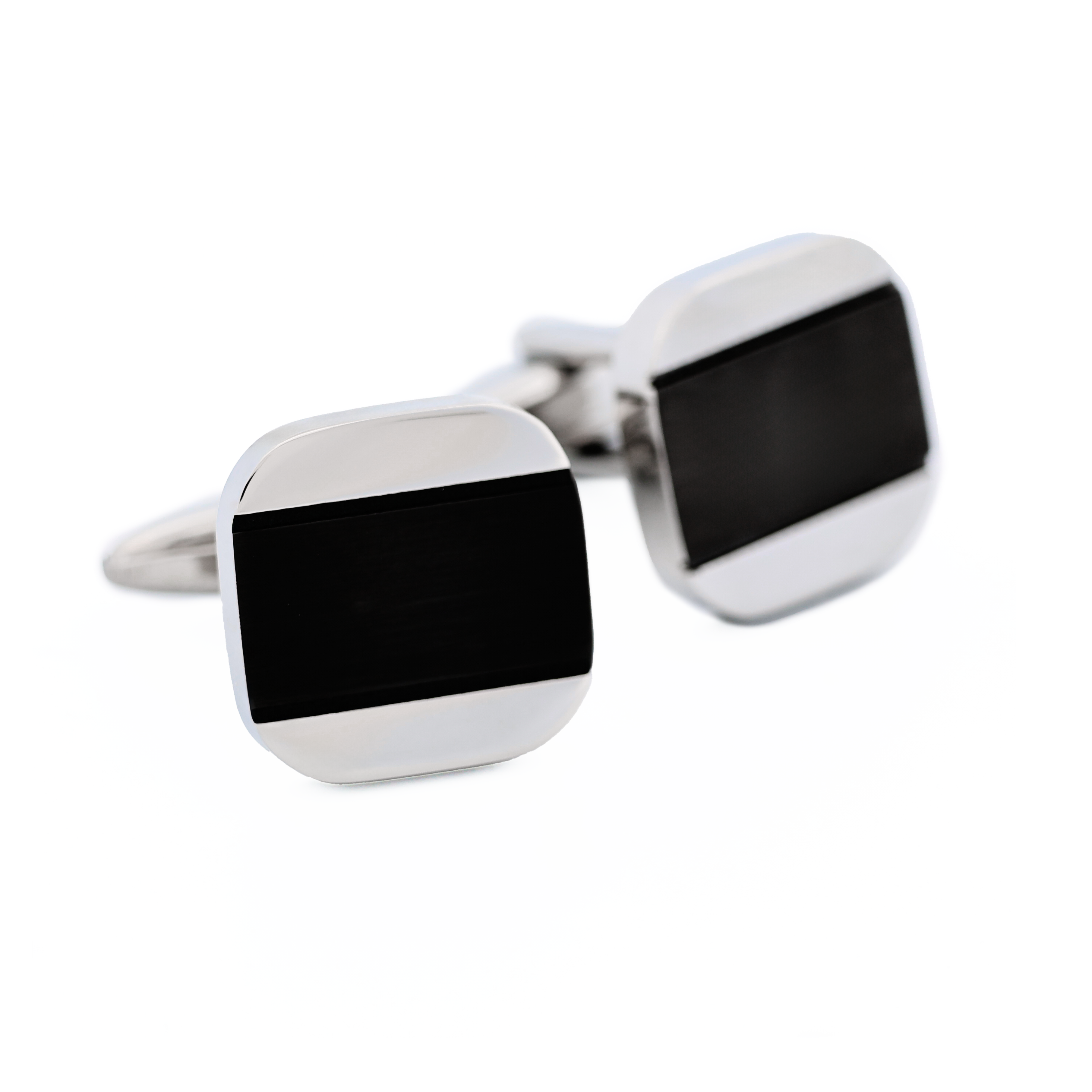 Stainless Steel Ion Plated Gun Cufflinks