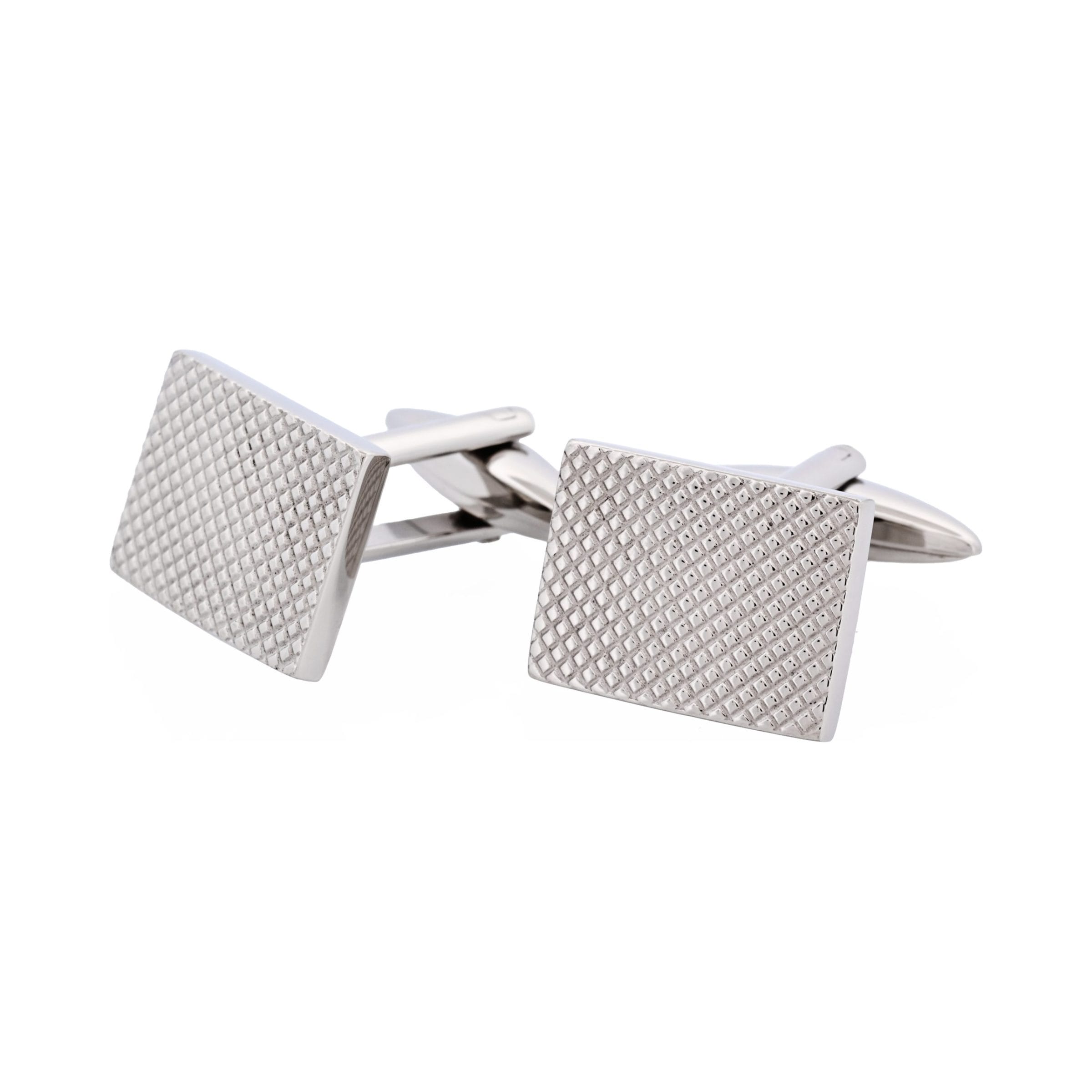 Ion Plated Antique Patterned Stainless Steel Cufflinks