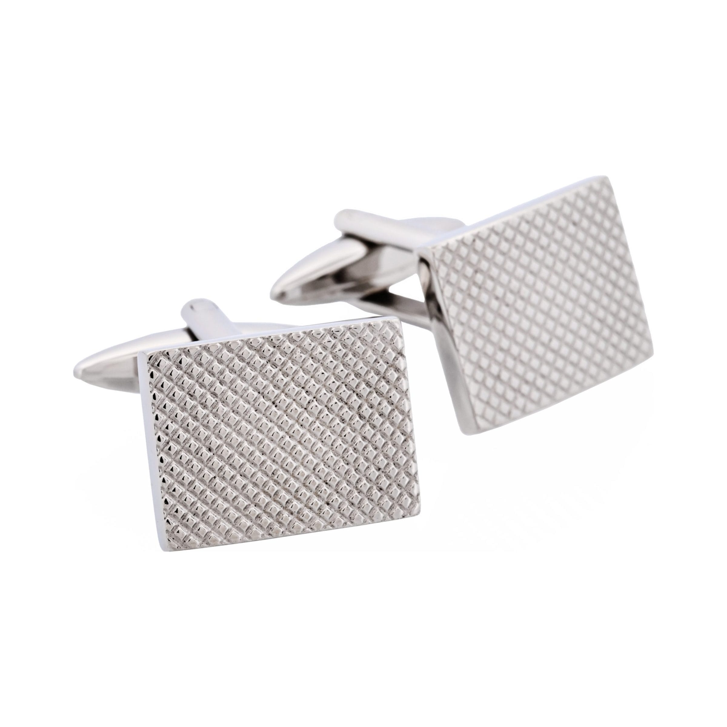 Ion Plated Antique Patterned Stainless Steel Cufflinks