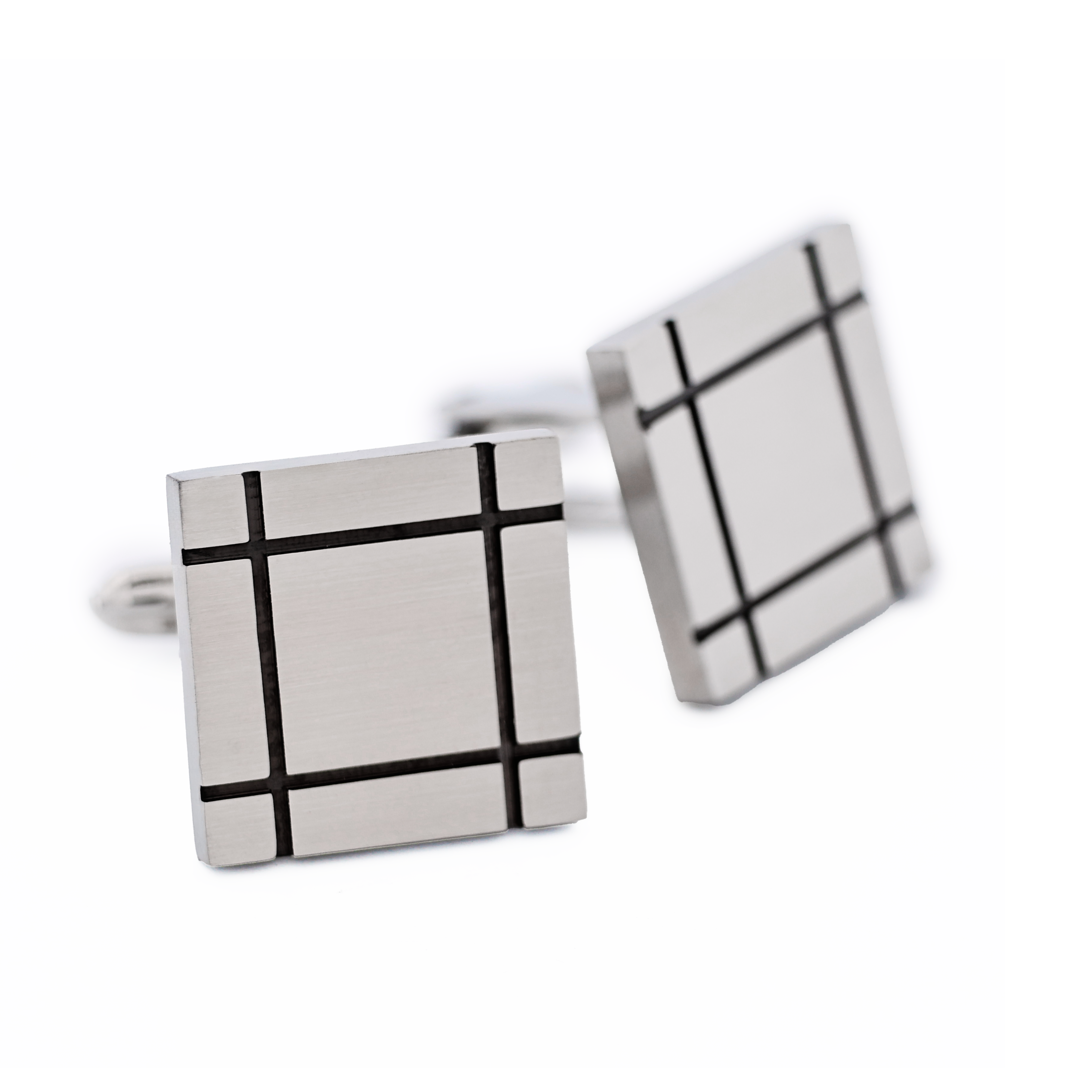 Stainless Steel Ion Plated Gun Cufflinks