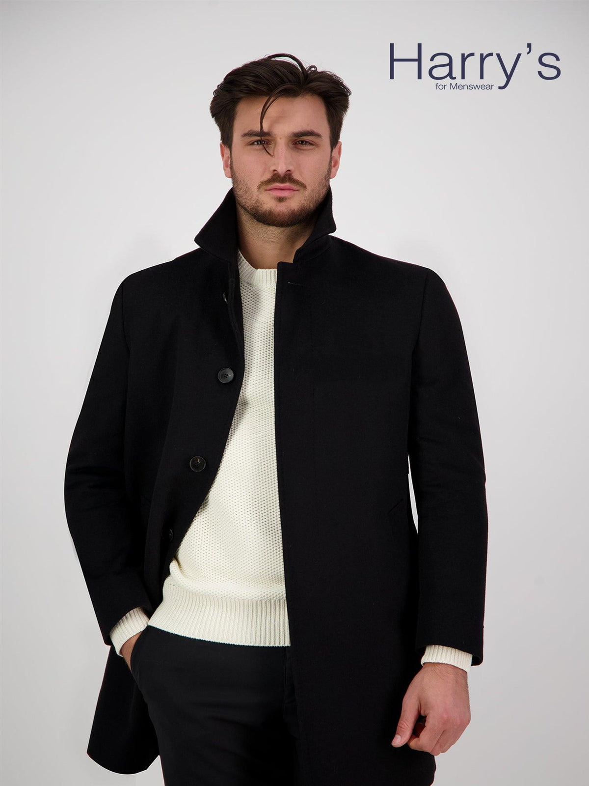 Stephen Classic Overcoat - Harrys for Menswear