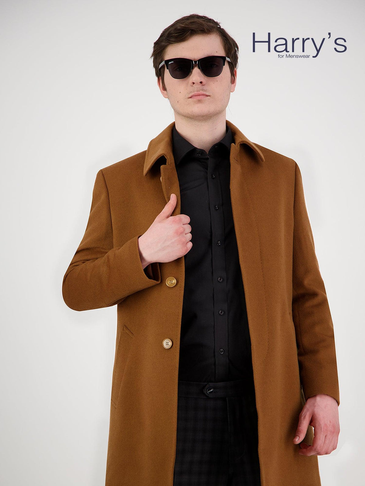 Stephen Classic Overcoat - Harrys for Menswear