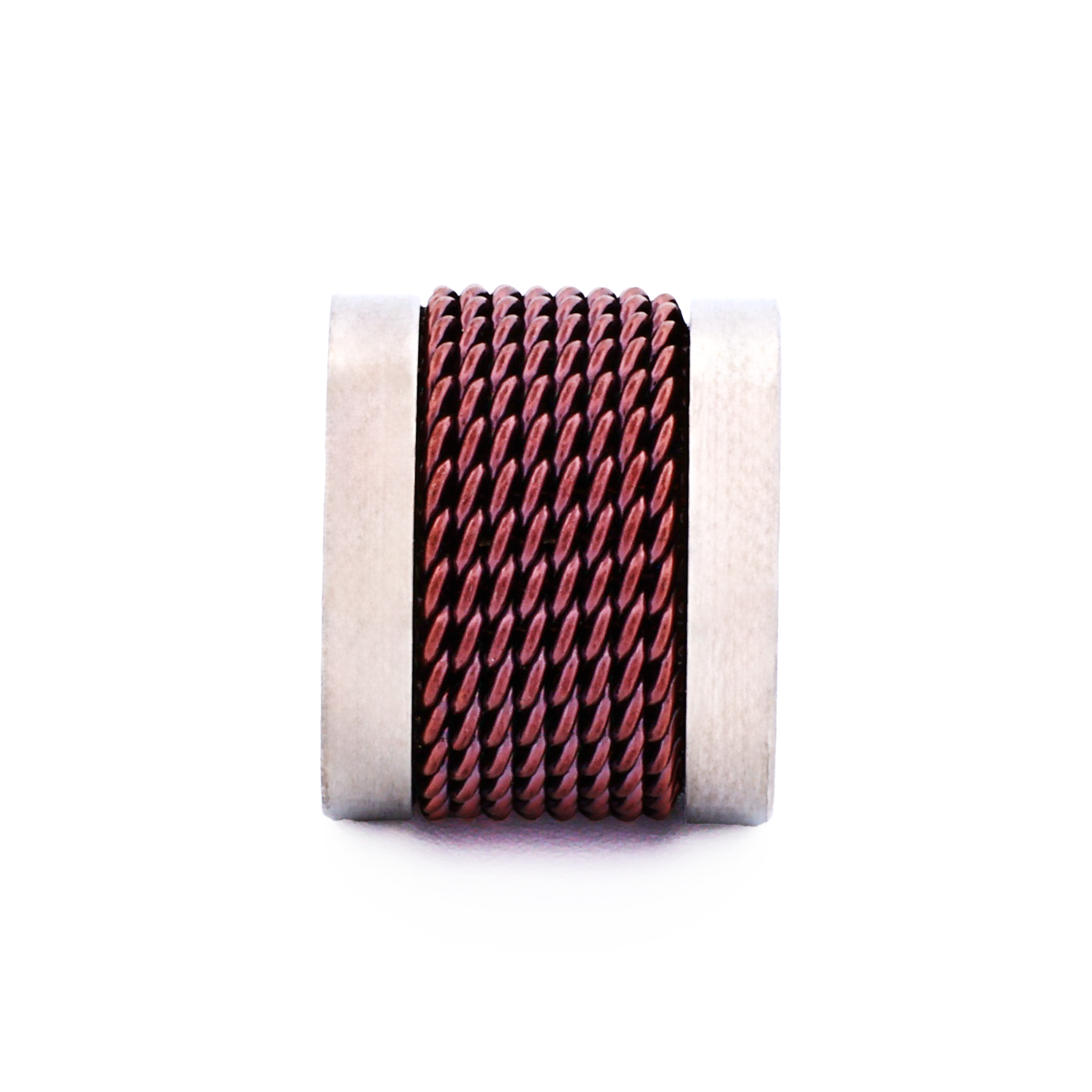 Steel Ion Plated Purple Bead