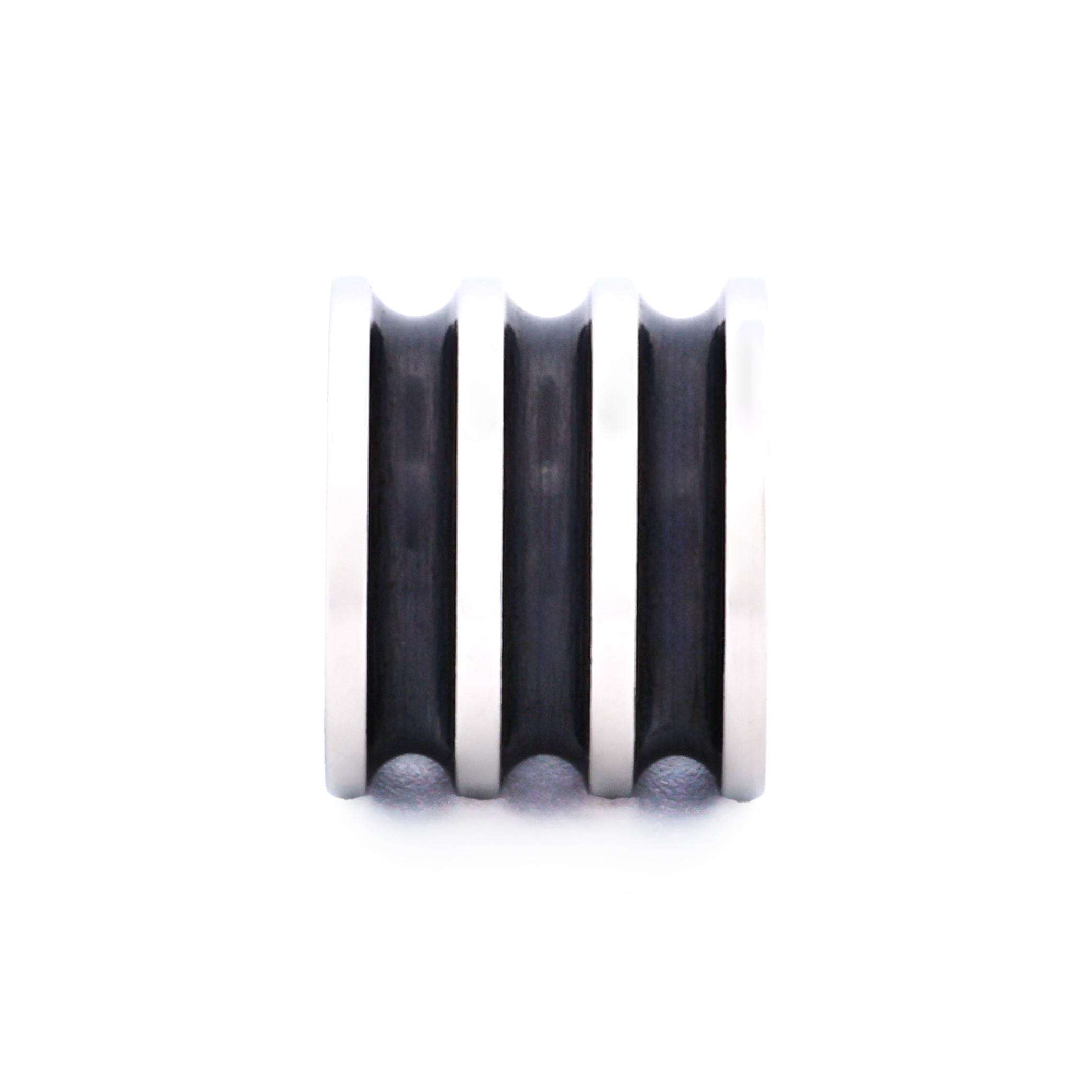 Steel Ion Plated Black Bead