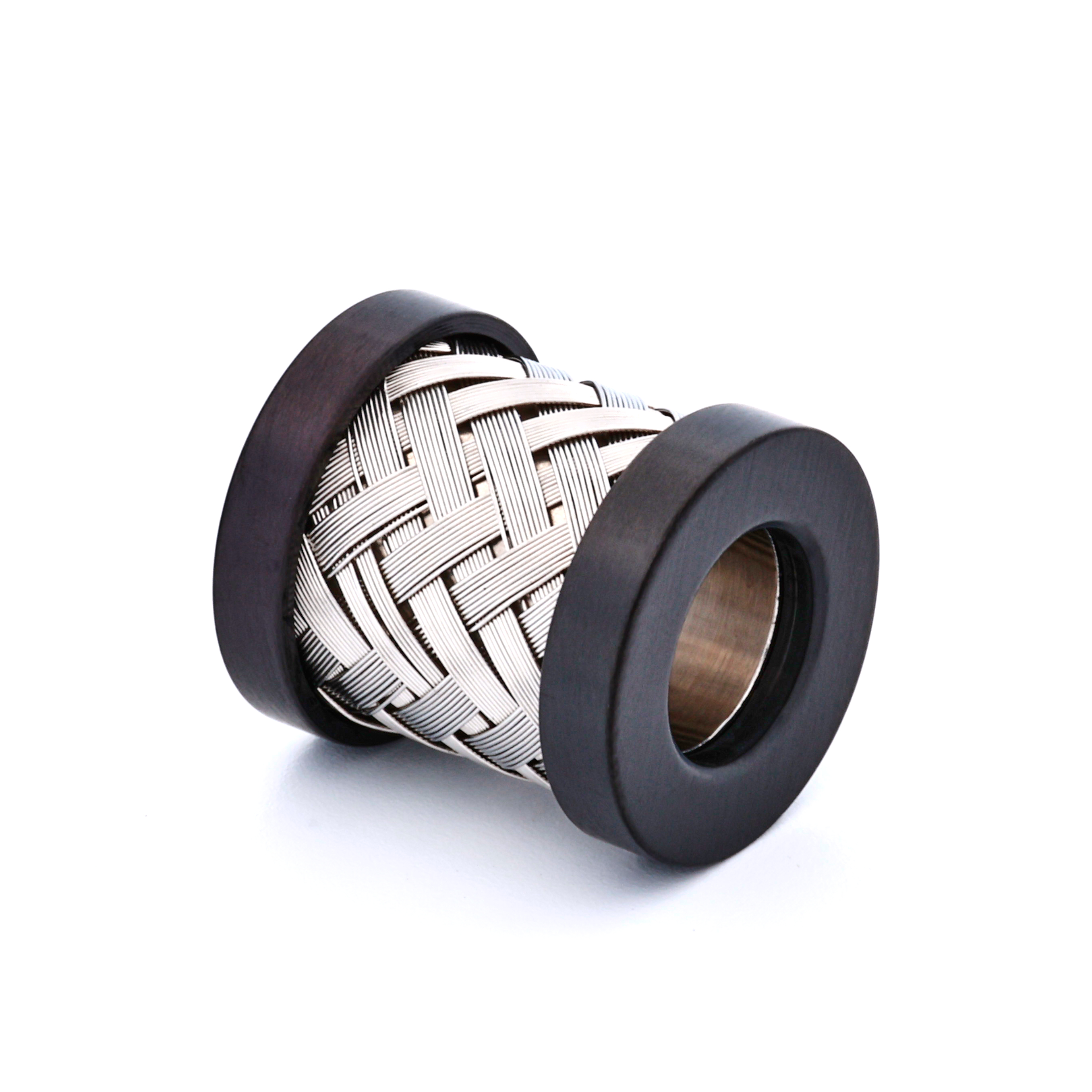 Stainless Steel Ion Plated Black Bead