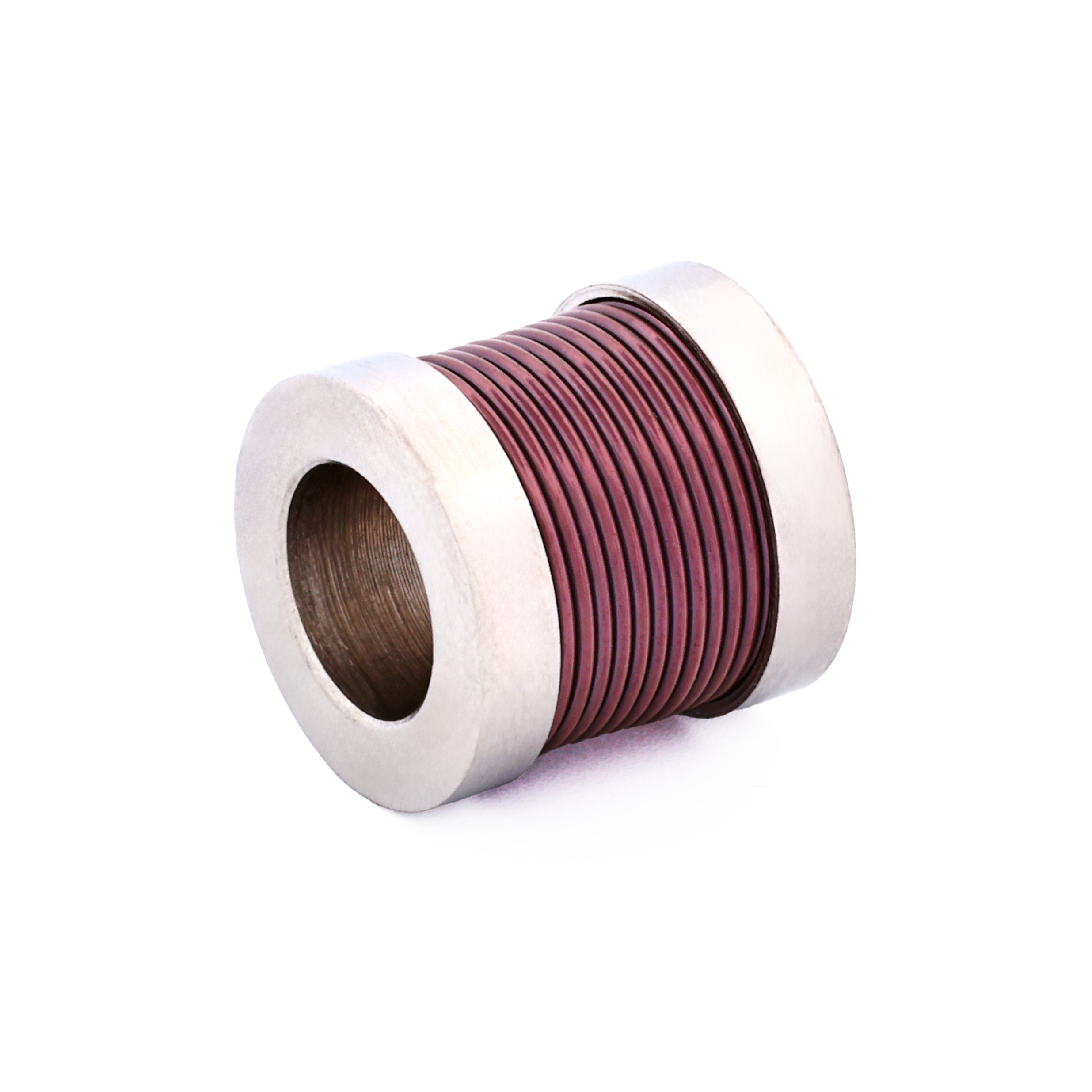 Steel Ion Plated Brown Bead