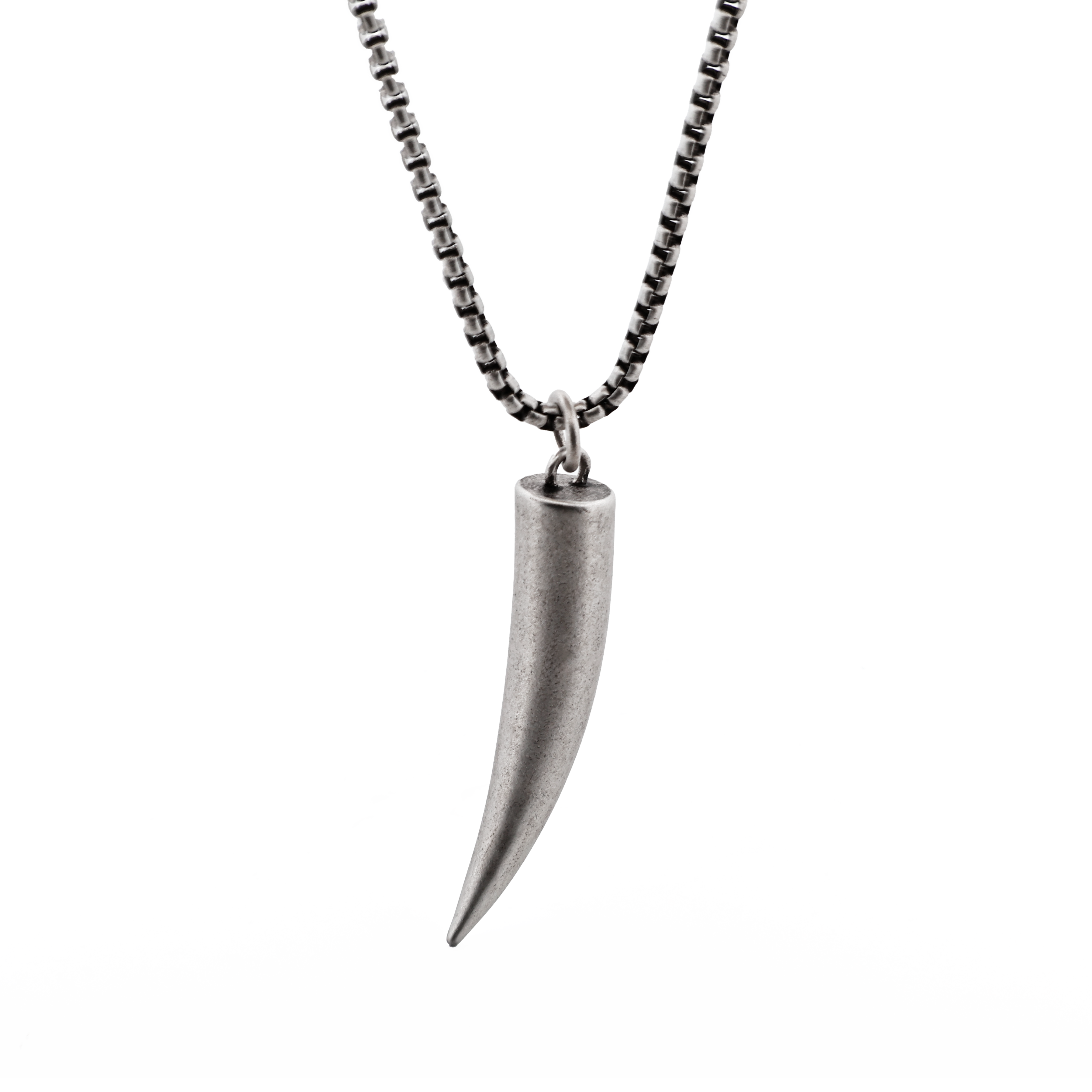 Antique Steel Shark's tooth Pe