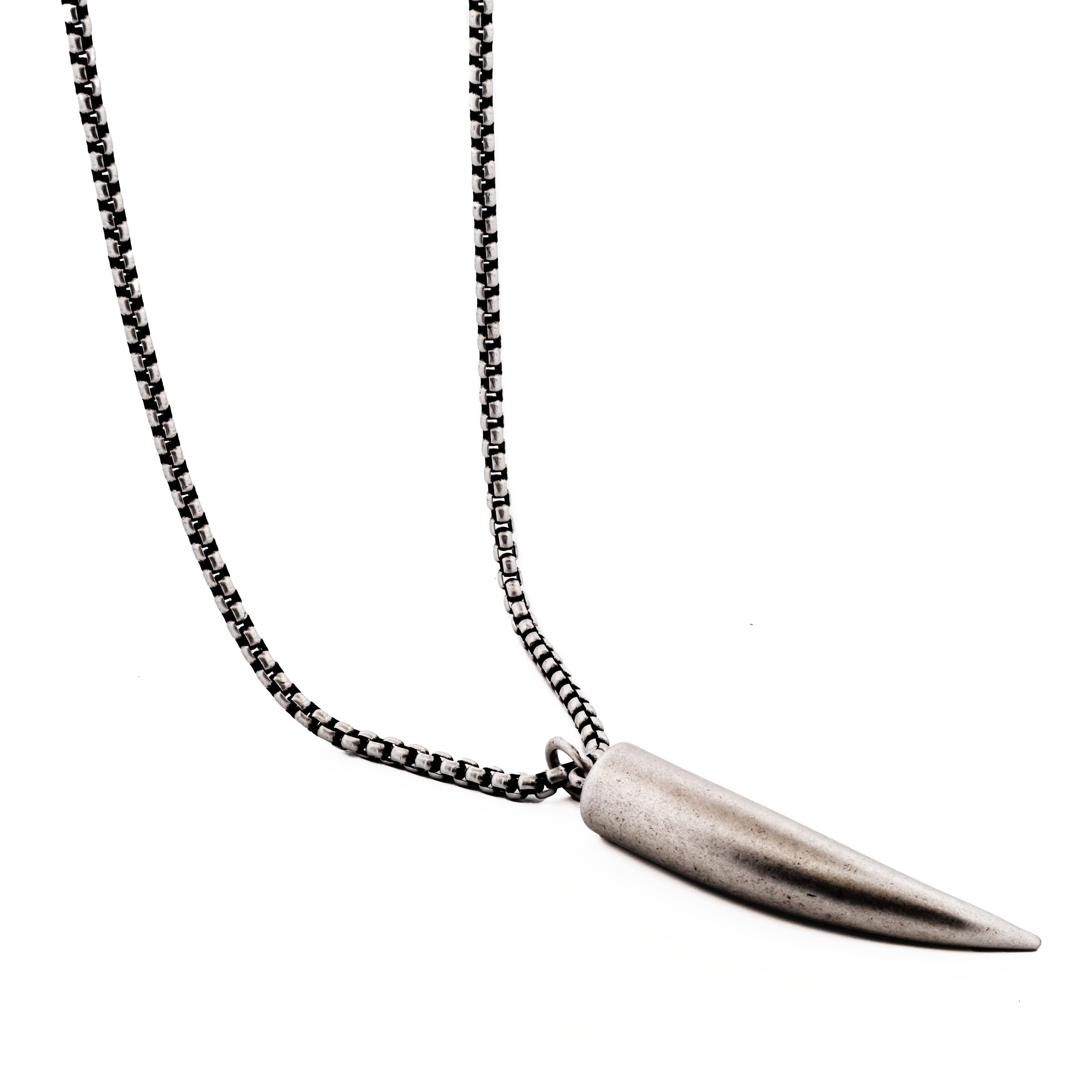 Antique Steel Shark's tooth Pe