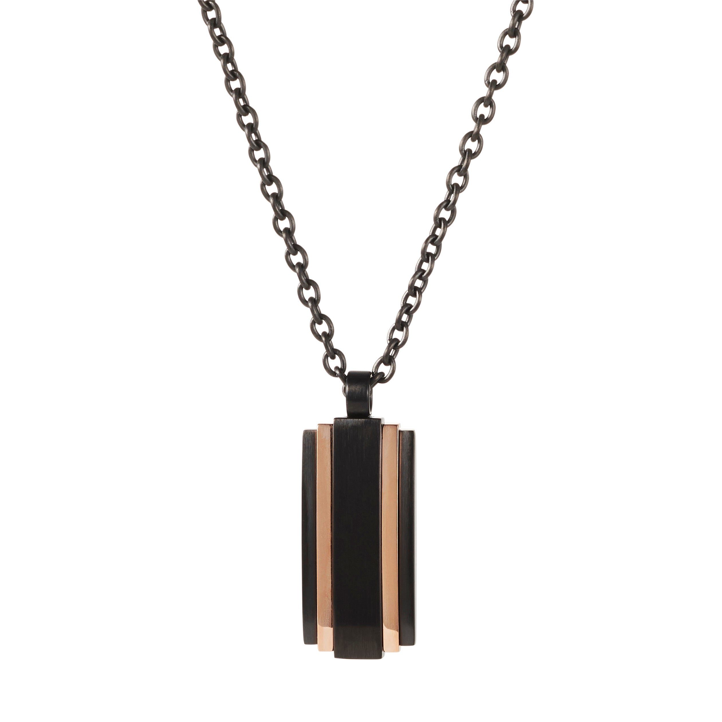 Stainless Steel Dog Tag Army Stripe