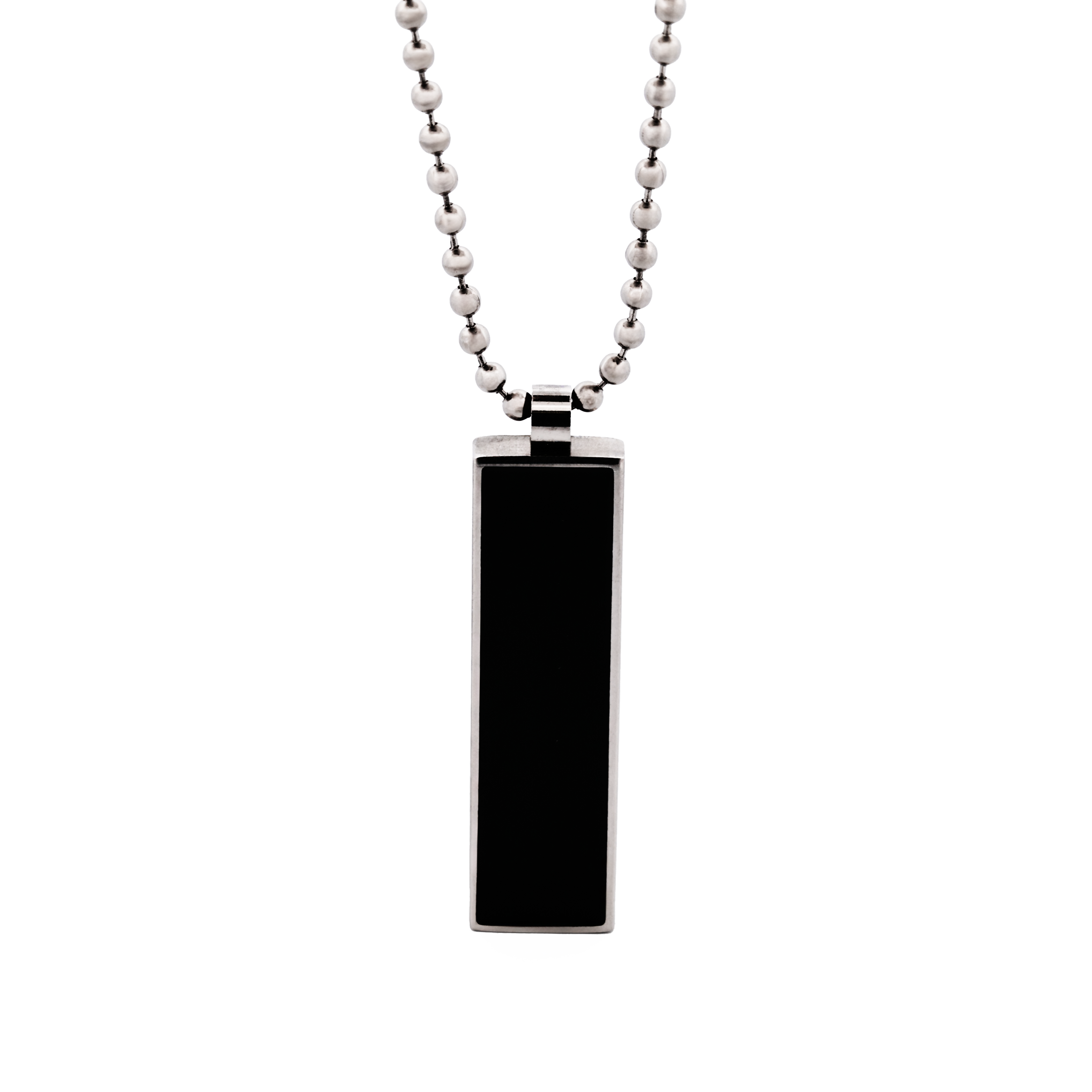 Stainless Steel Black Pendant