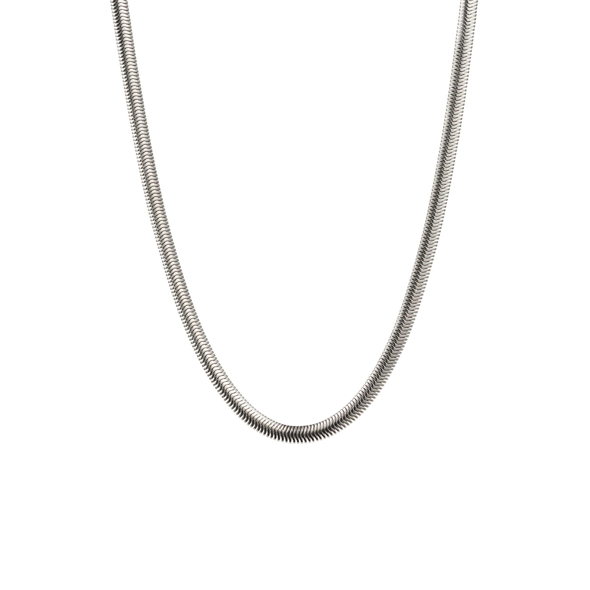 Stainless Steel Flat Snake Chain 4.1mm (45cm)
