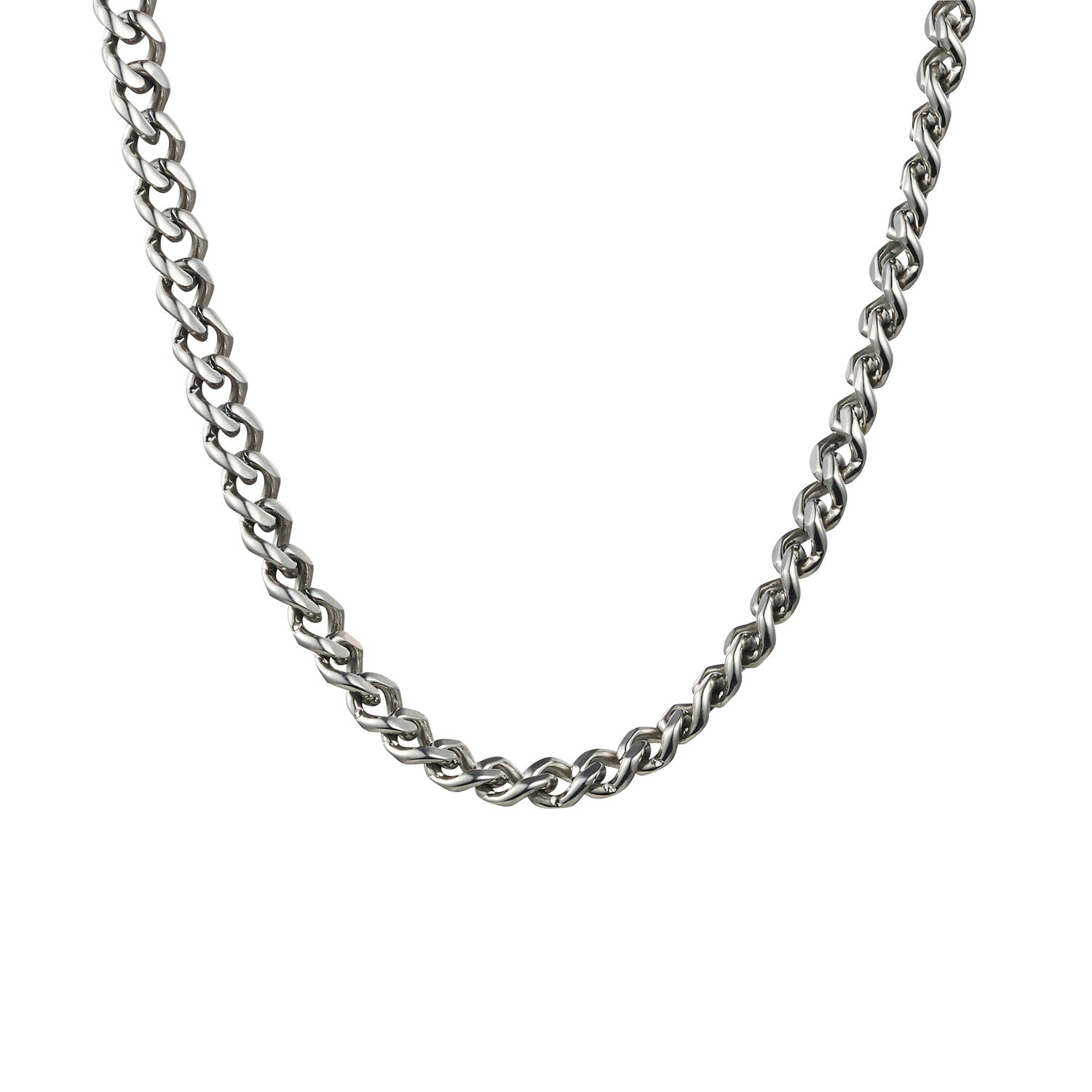 Stainless Steel Thick Curb Link Chain (50cm)