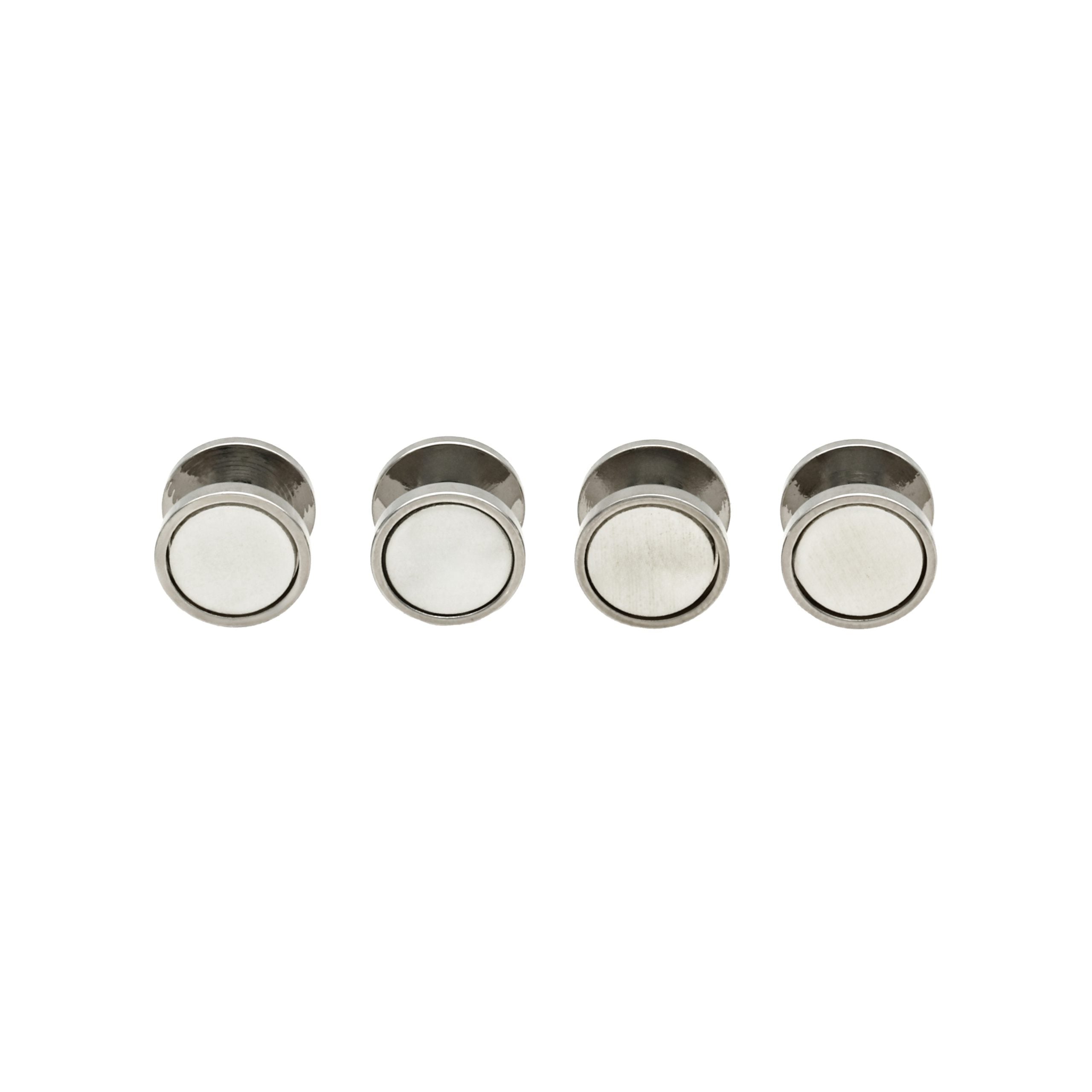 Rhod/White Rnd Screw(Set of 4)