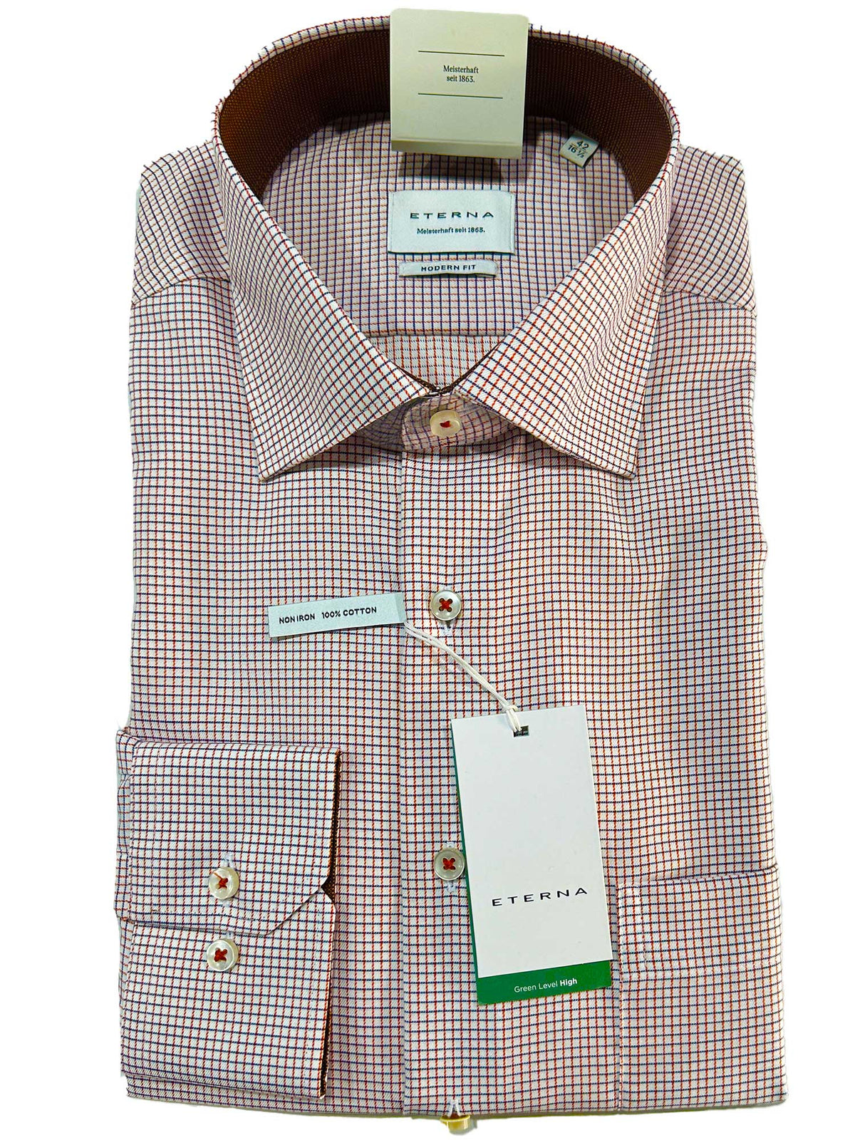 4065M  https://harrysformenswear.com.au/products/4002-16-copy  Eterna Shirts made with super fine cotton. ETERNA produces a wide range of high quality non-iron shirts and blouses. The extensive range includes: Comfort Fit , Modern Fit, Premium, Slim Fit and Super Slim Shirts. The ETERNA collection is based on 100 percent “ fine cotton”, a high-value and non-iron cotton. The fabric…