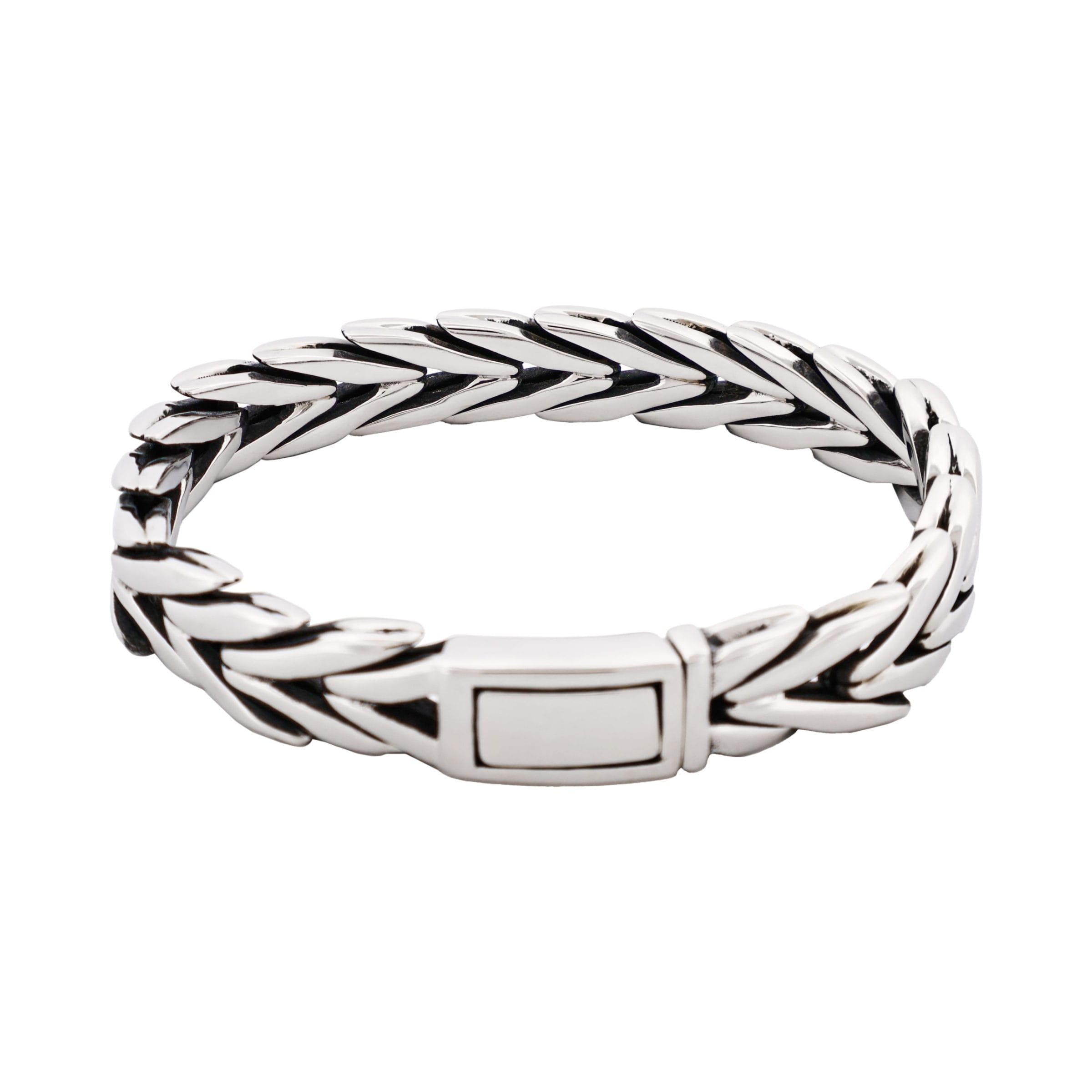 Stainless Steel Byzantine Chain Bracelet