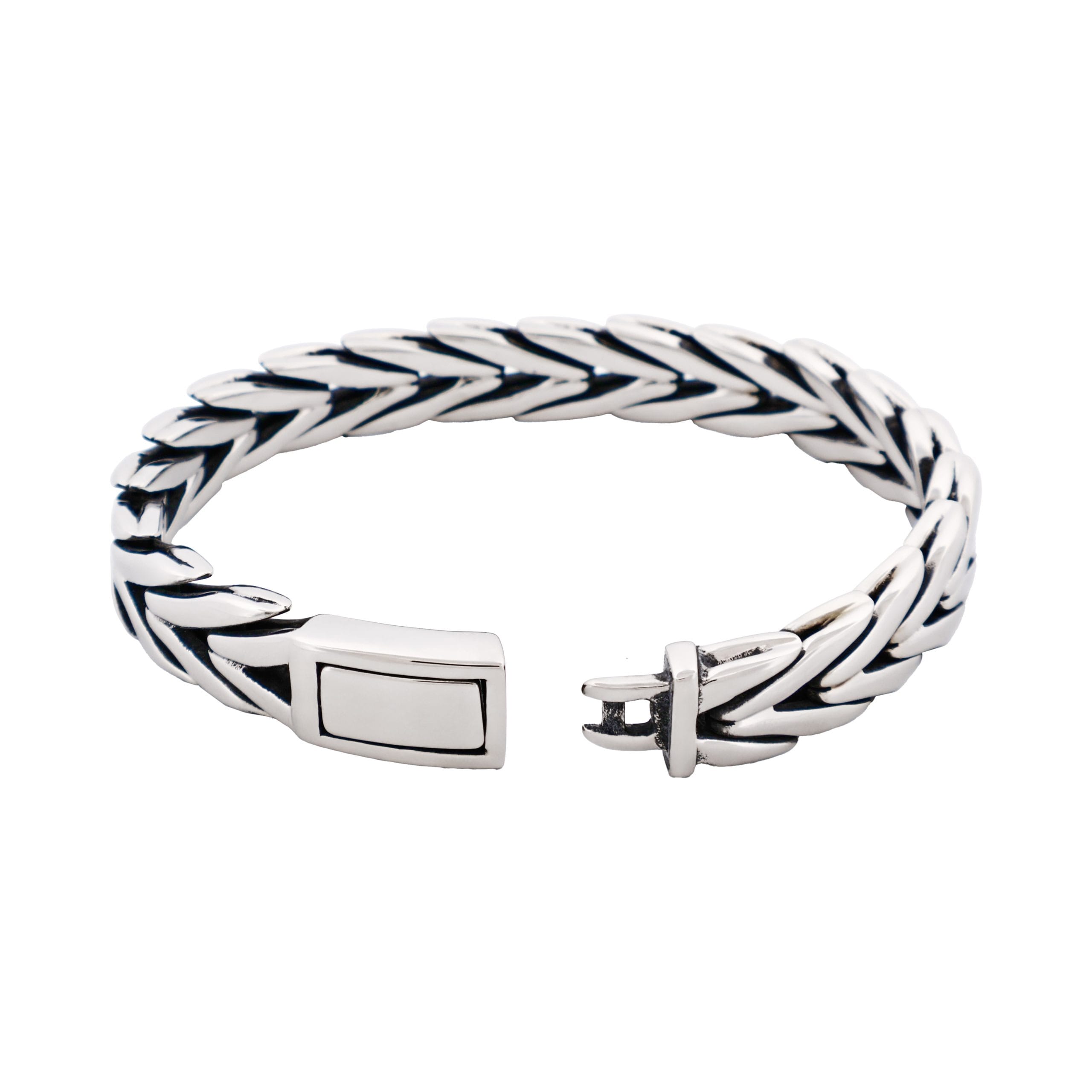 Stainless Steel Byzantine Chain Bracelet