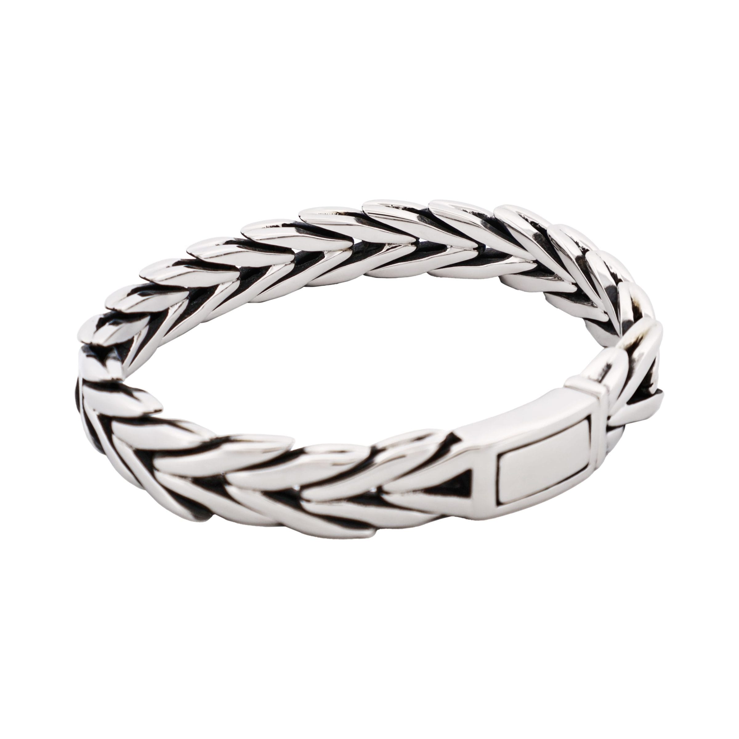 Stainless Steel Byzantine Chain Bracelet