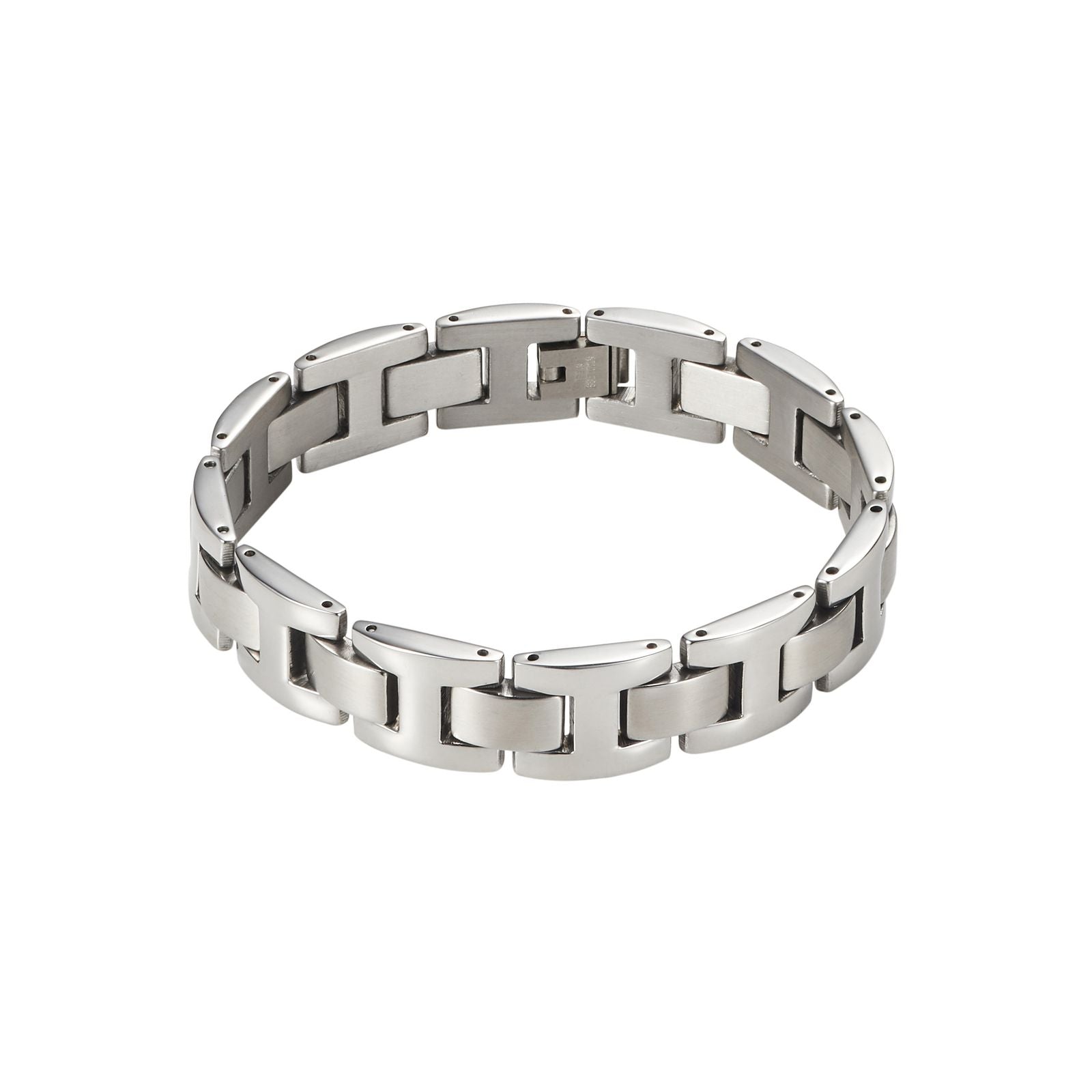 Stainless Steel Gun Metal Bracelet