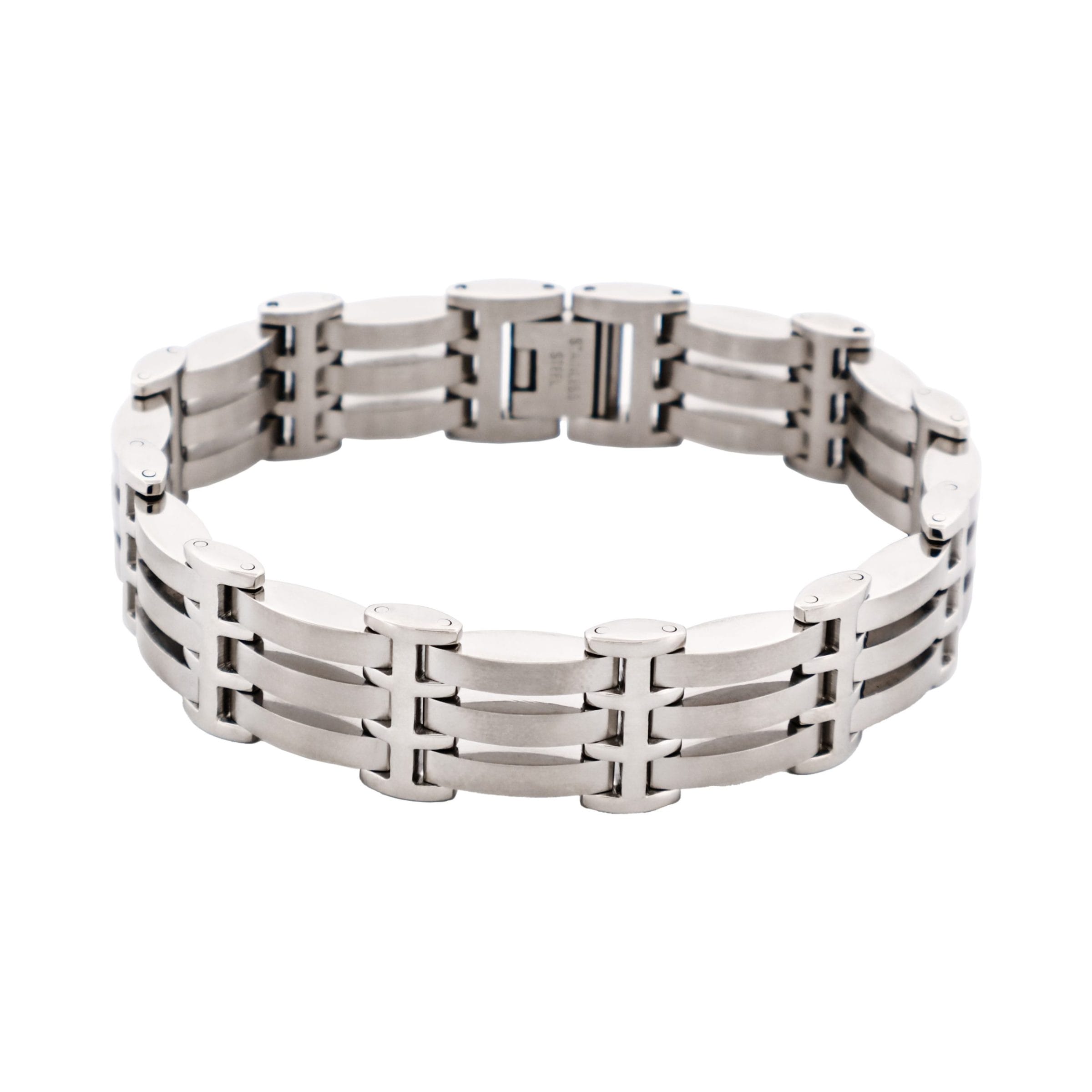 Brushed Stainless Steel Watch Band Bracelet
