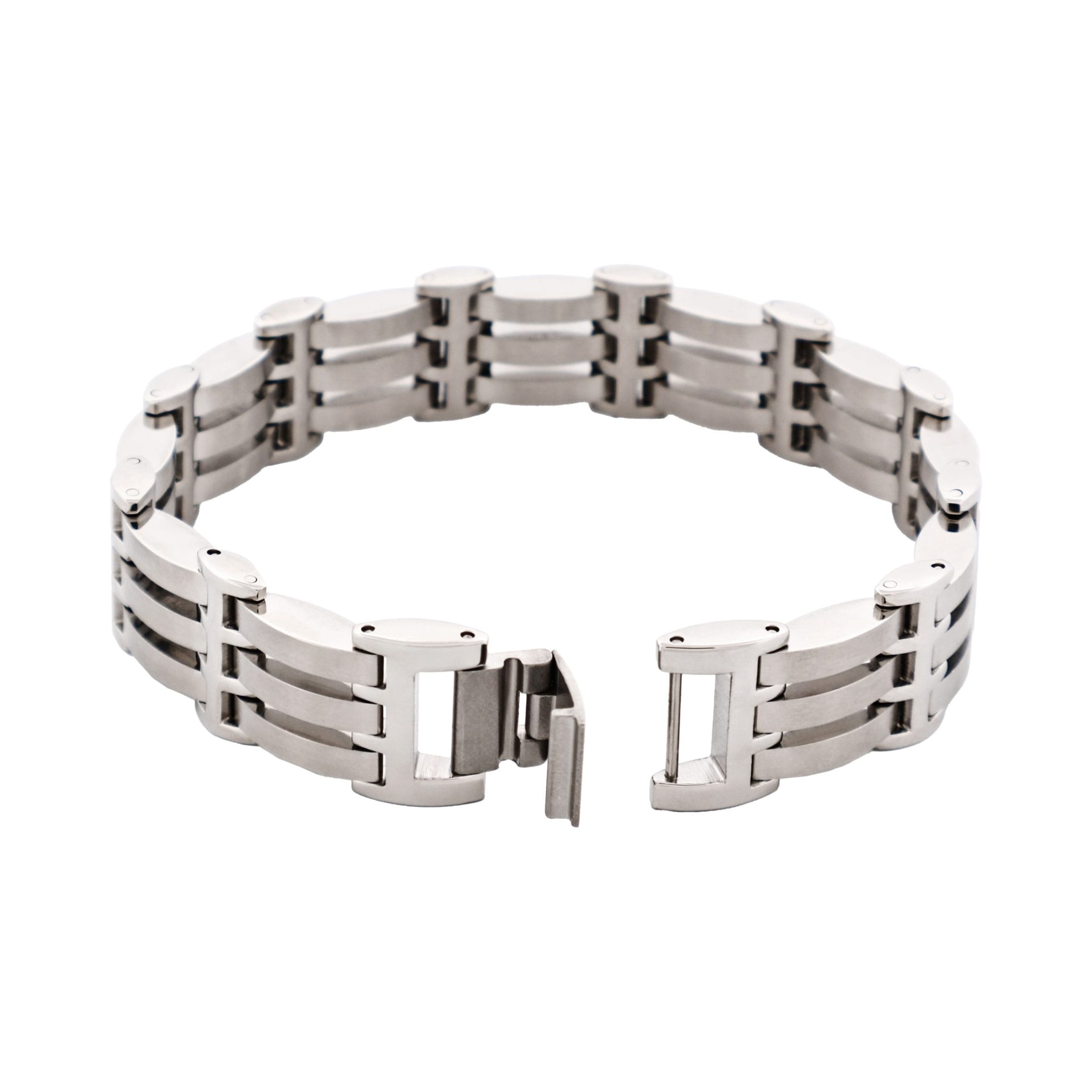 Brushed Stainless Steel Watch Band Bracelet