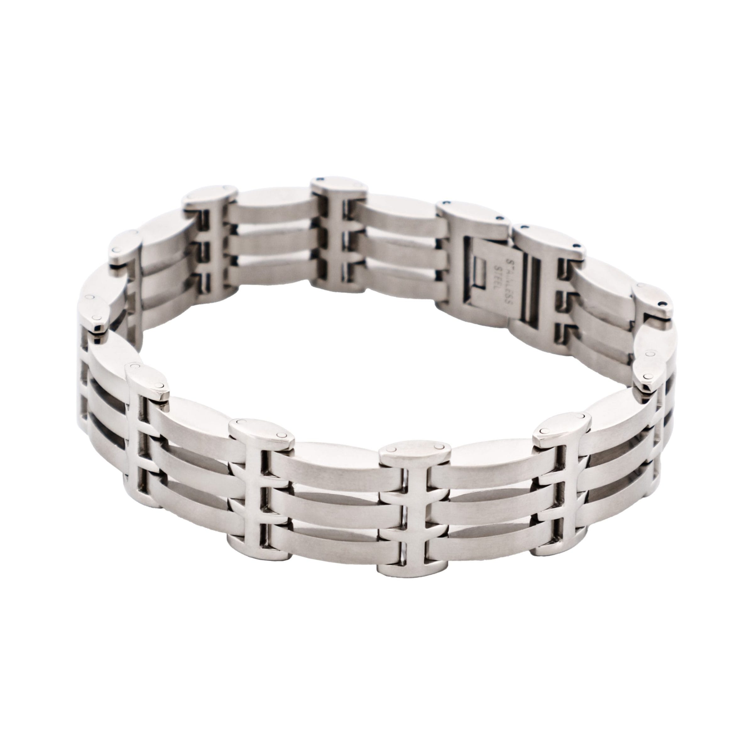 Brushed Stainless Steel Watch Band Bracelet