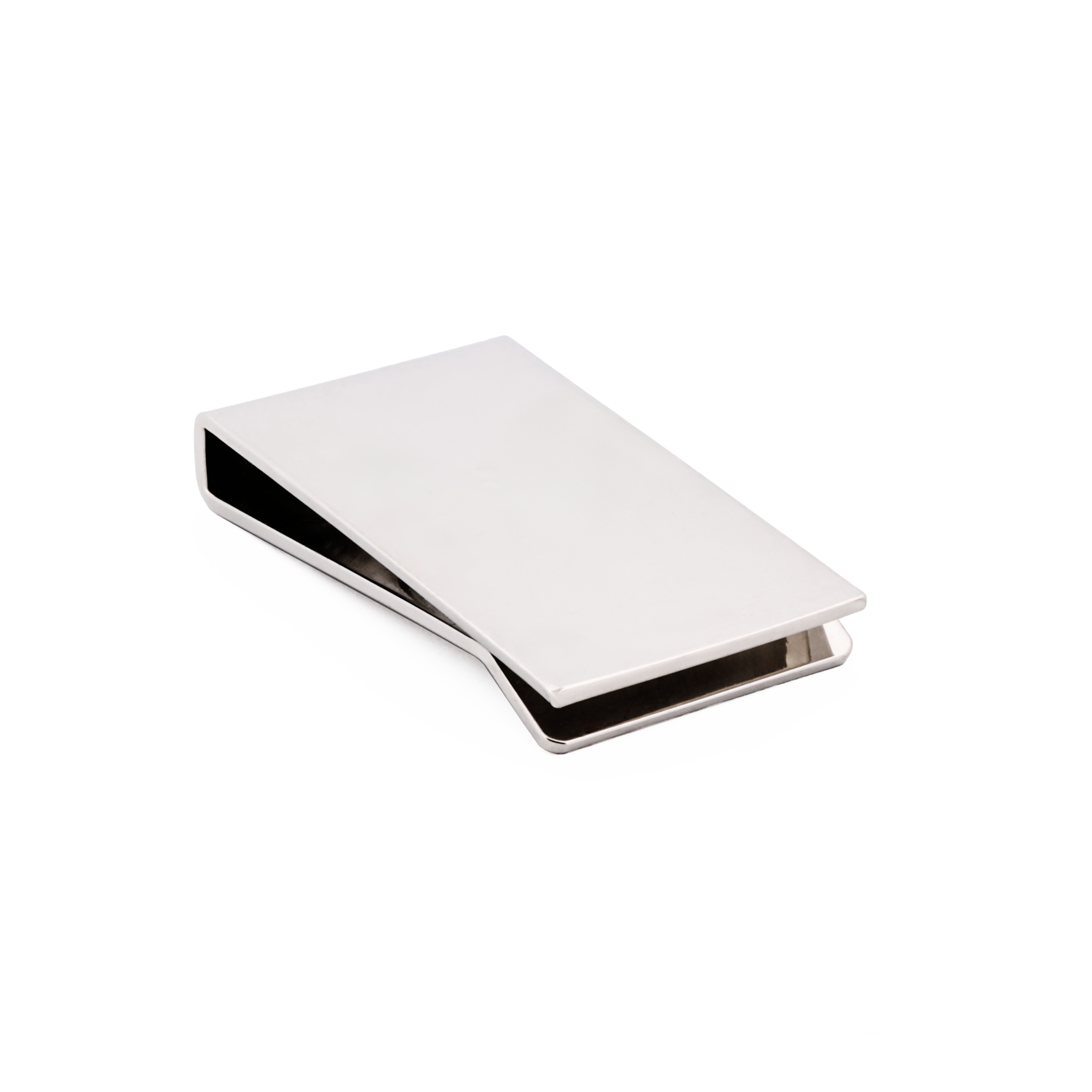 Rhodium plated Money Clip