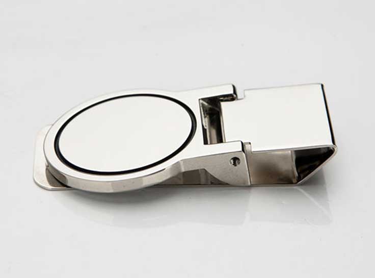 Rhodium Plated Money Clip