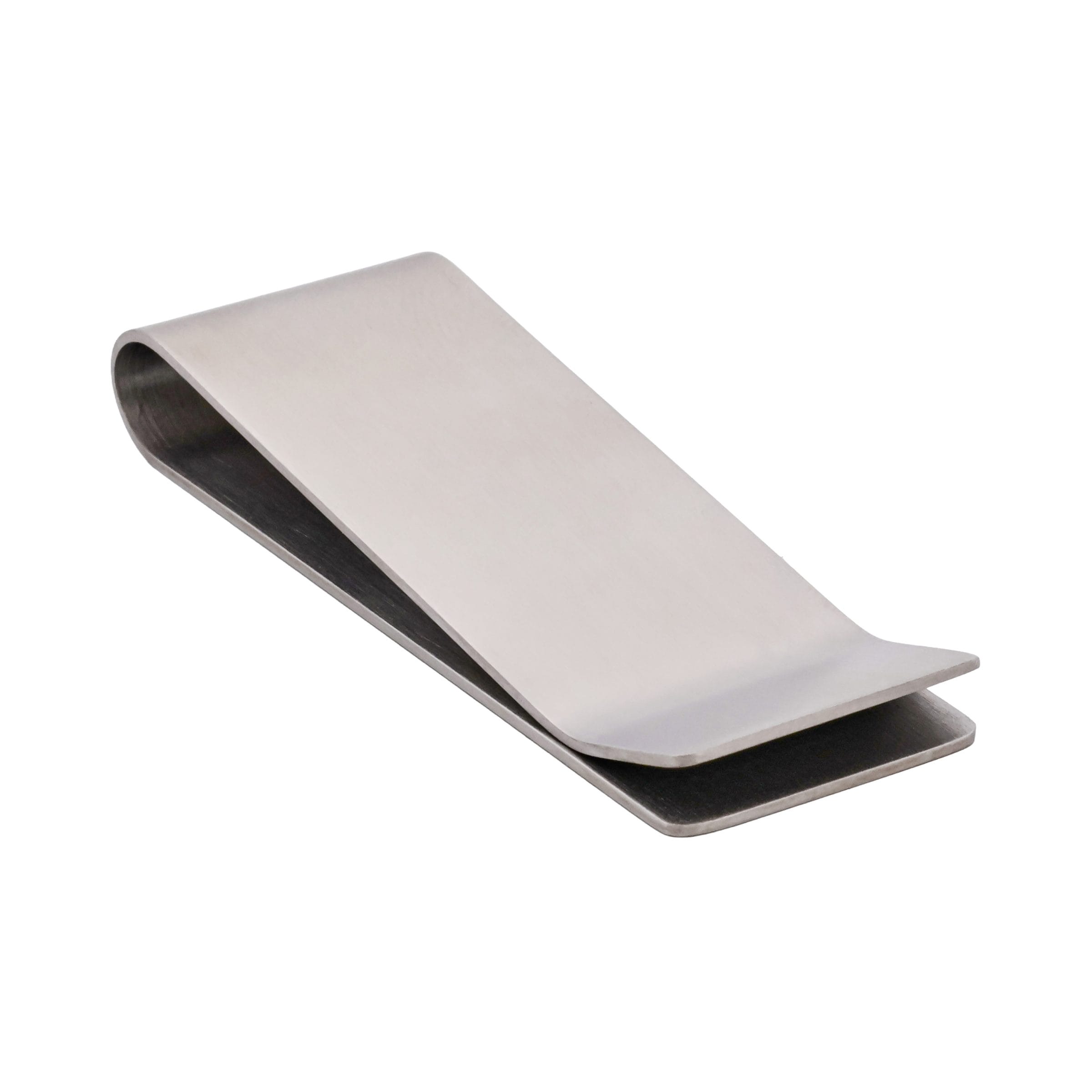 Brushed Stainless Steel Money Clip