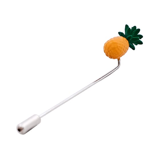 Coloured Pineapple Lapel Pin
