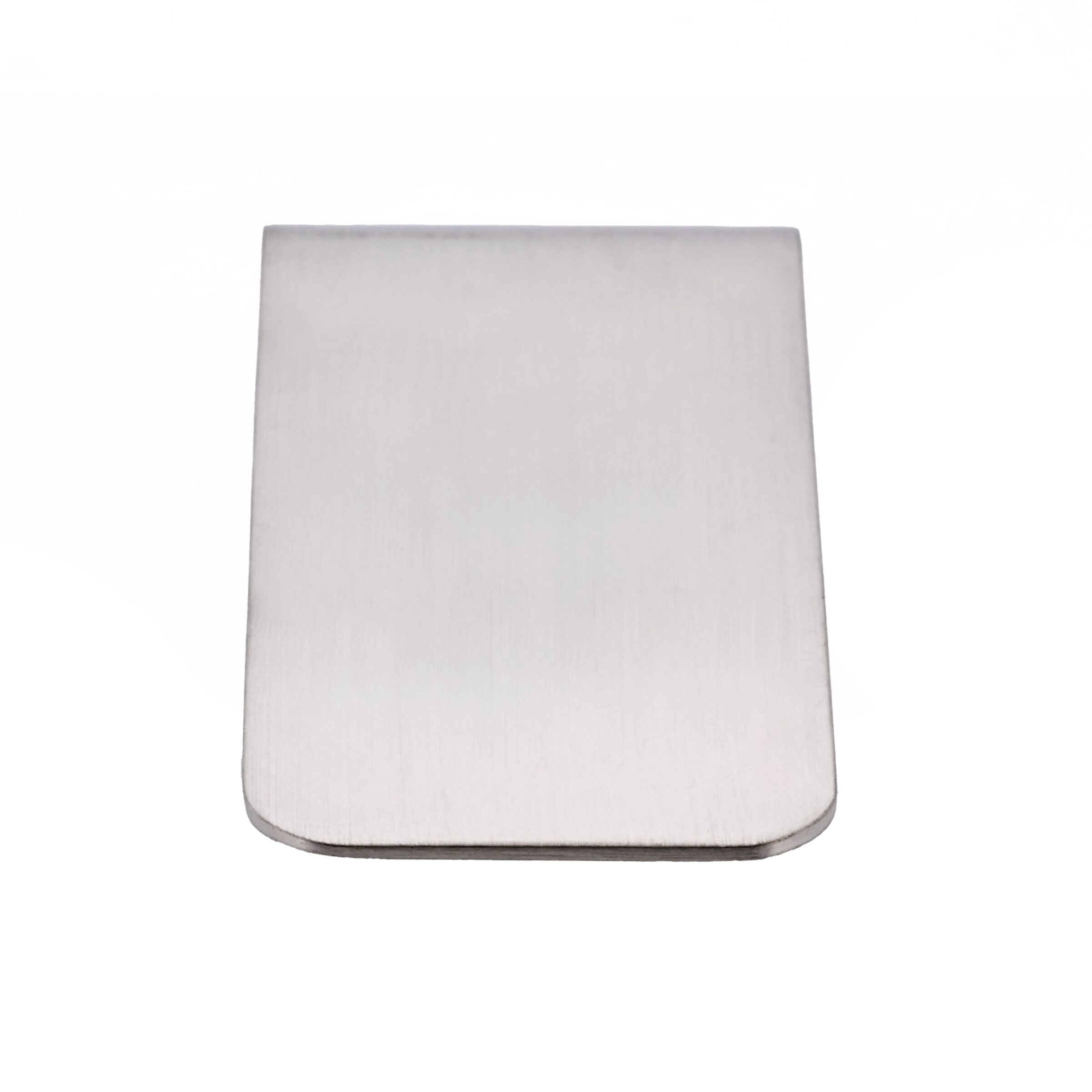 Brushed Rhodium Plated Money Clip
