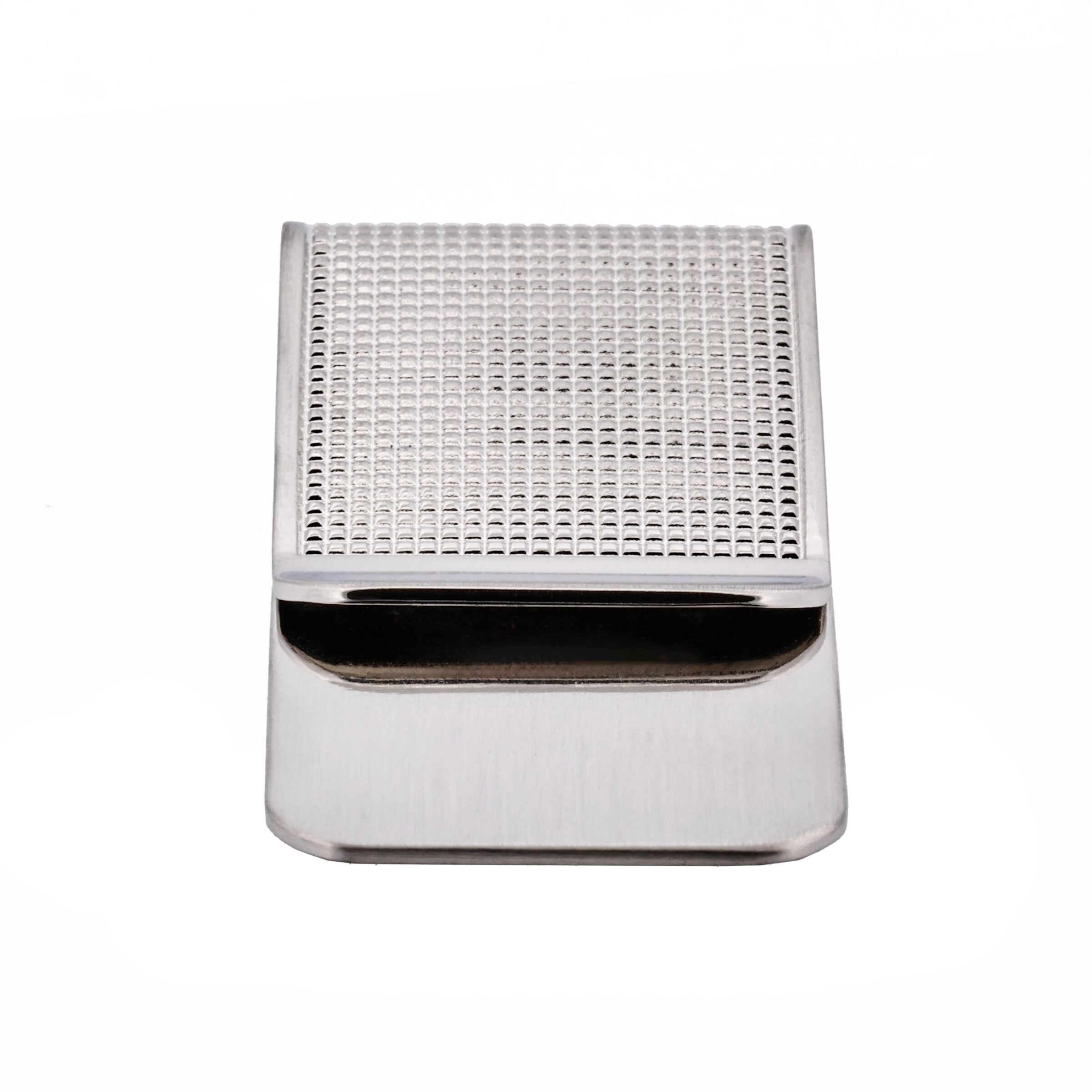 Brushed Rhodium Plated Money Clip