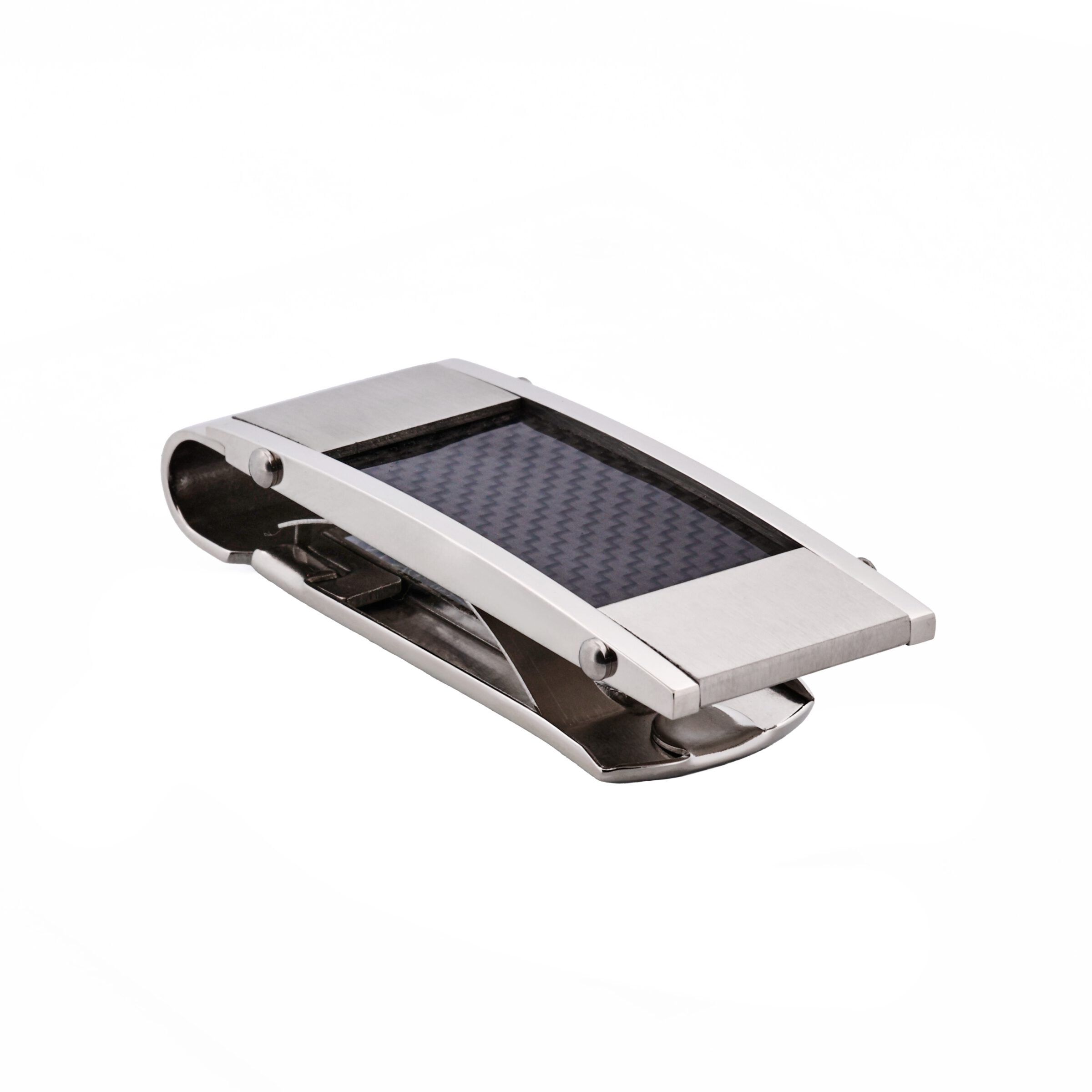 Stainless Steel Carbon Money Clip
