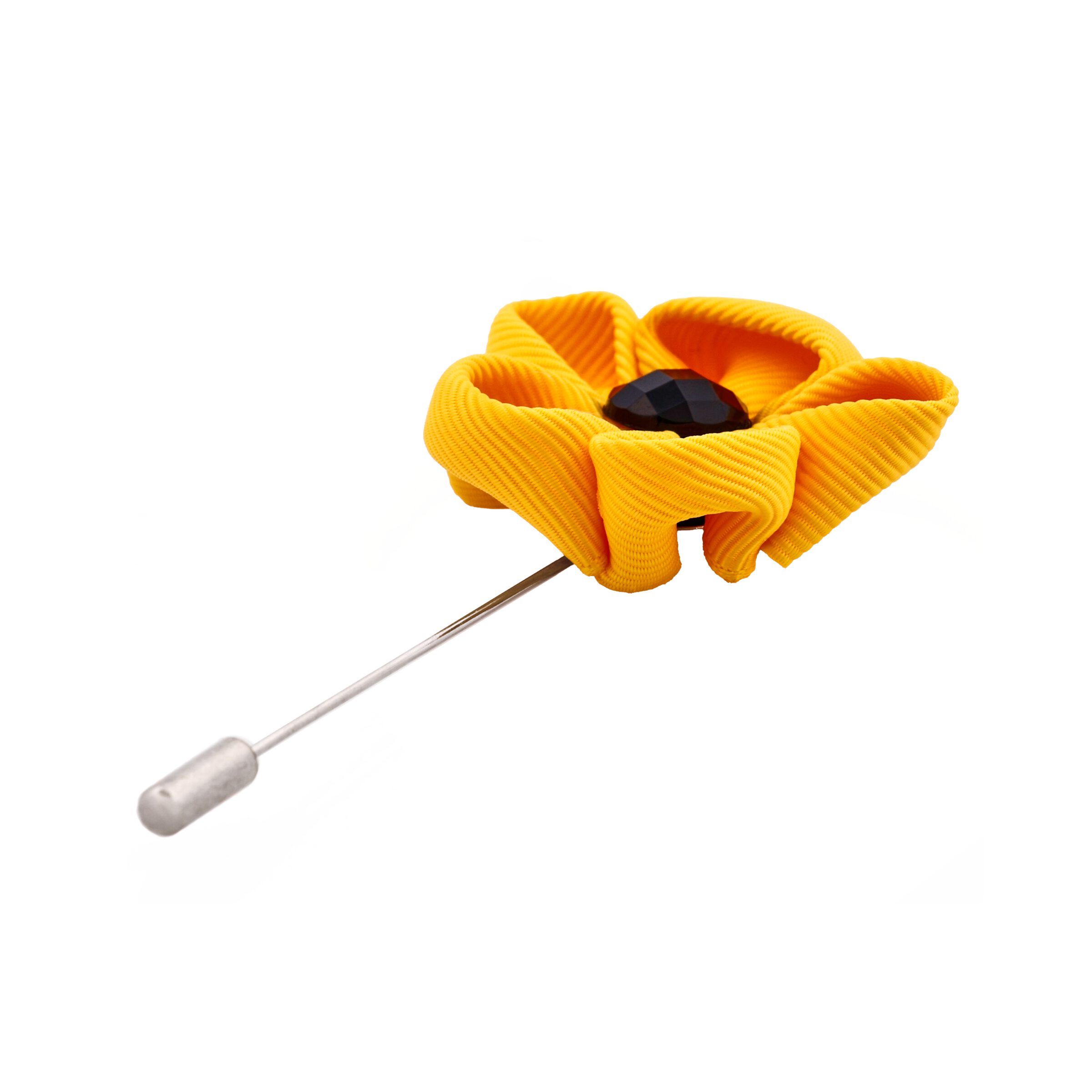 Yellow Flower Lapel Pin