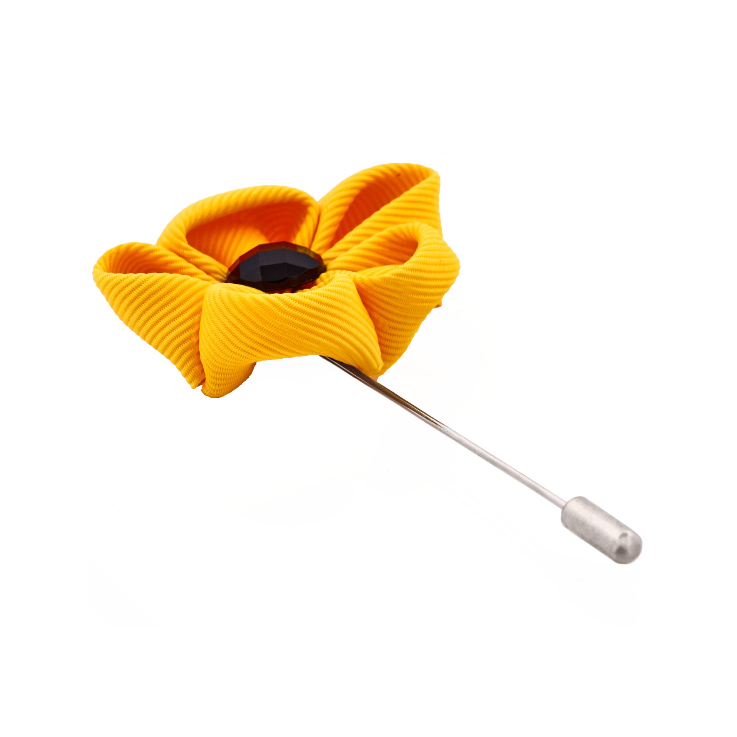 Yellow Flower Lapel Pin