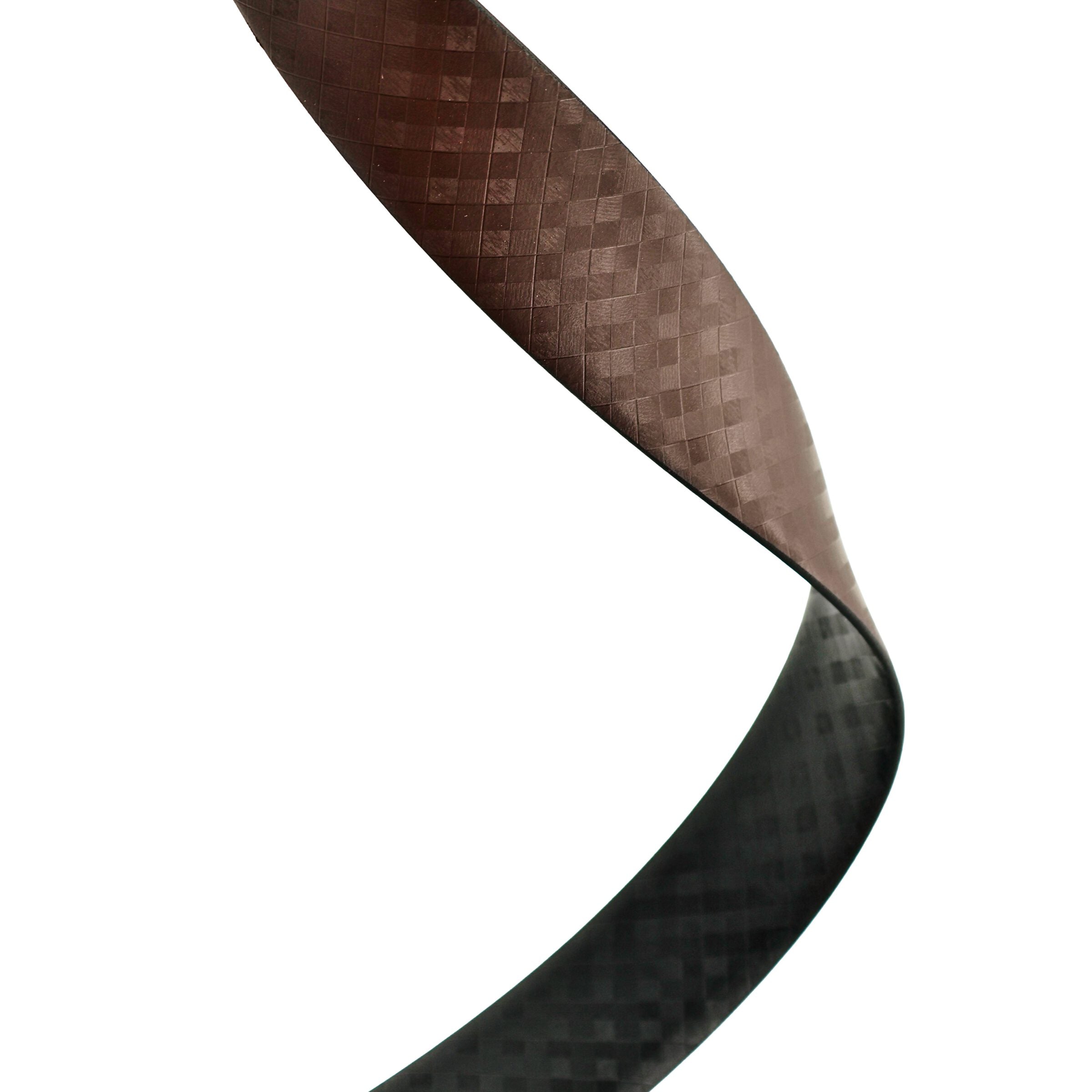 Black & Brown Spanish Leather & Cross Pattern Reversible Belt-Strap Only