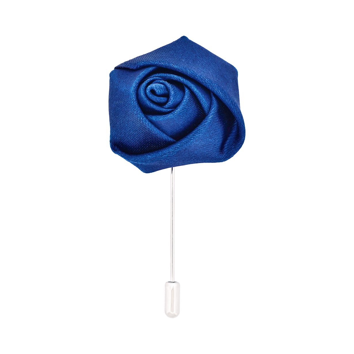 Navy Rose Lapel Pin
