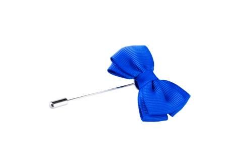 Cobalt Bow Tie Lapel Pin