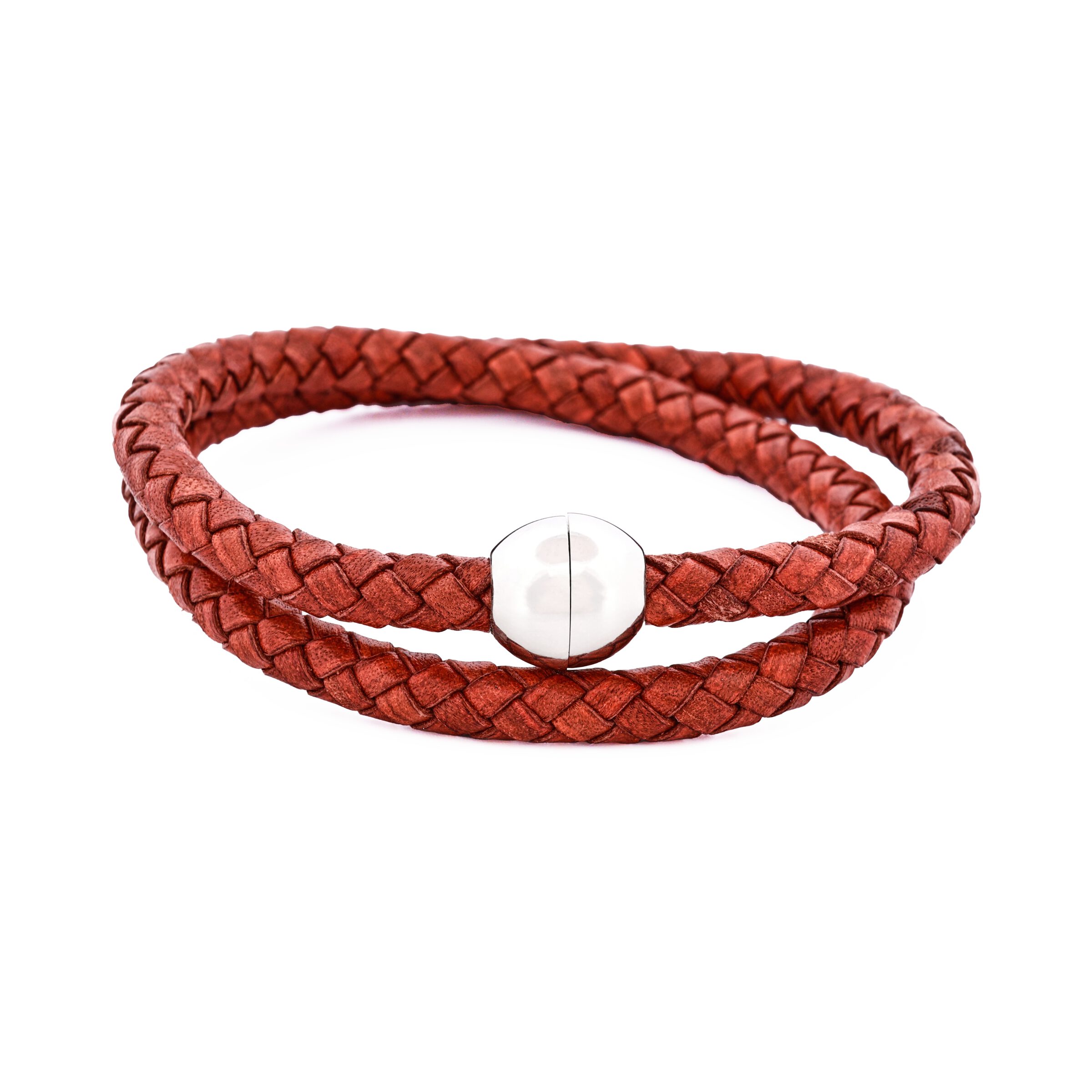 Brown Double Leather Bracelet