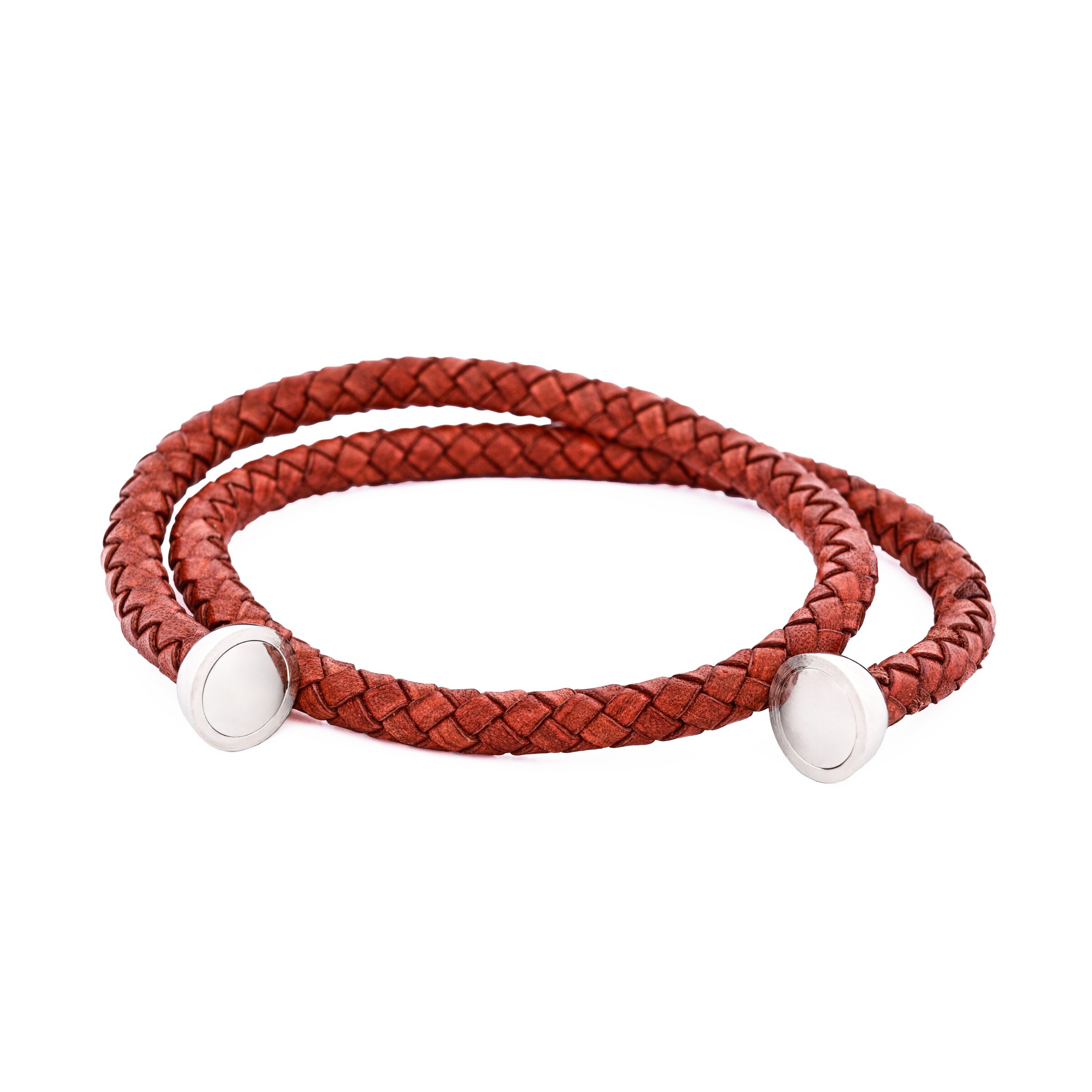 Brown Double Leather Bracelet