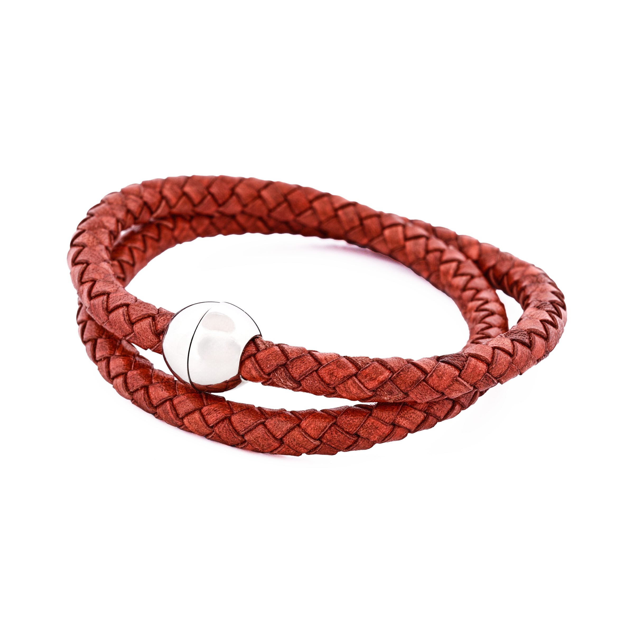 Brown Double Leather Bracelet