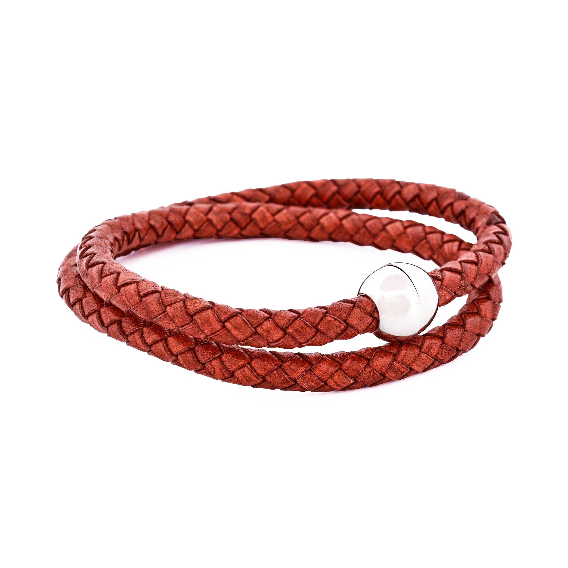 Brown Double Leather Bracelet