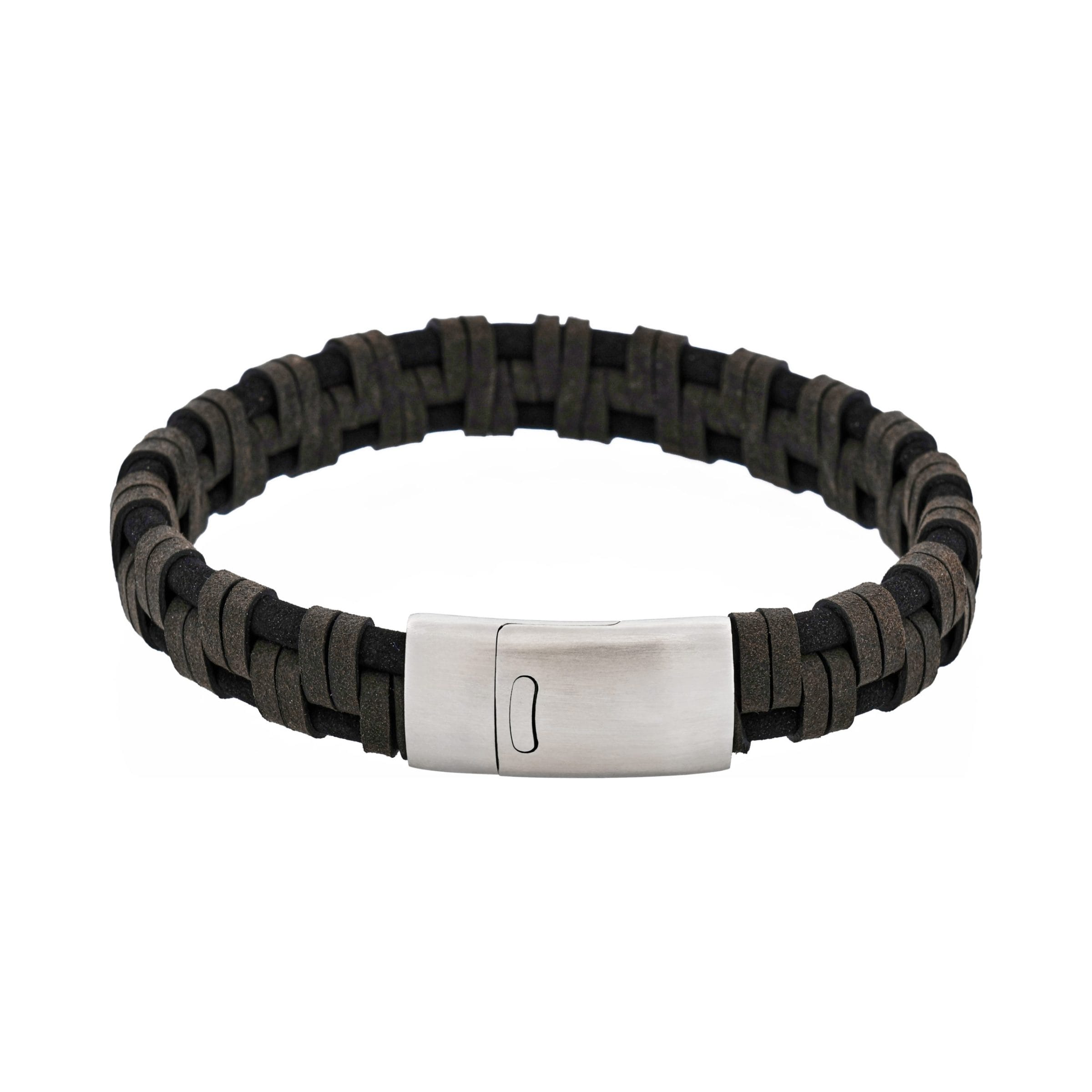 Braided Italian Leather Bracelet