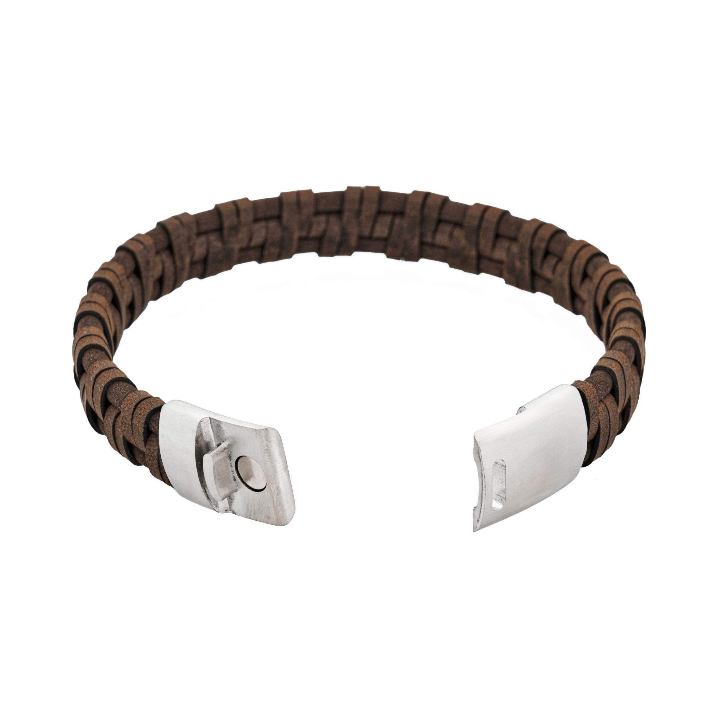 Braided Italian Leather Bracelet